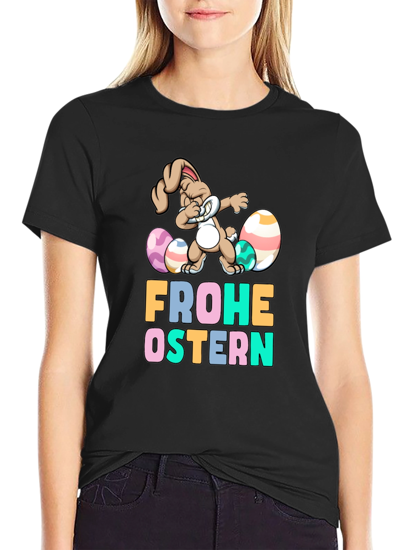 Frohe Ostern Easter Bunny T-Shirt