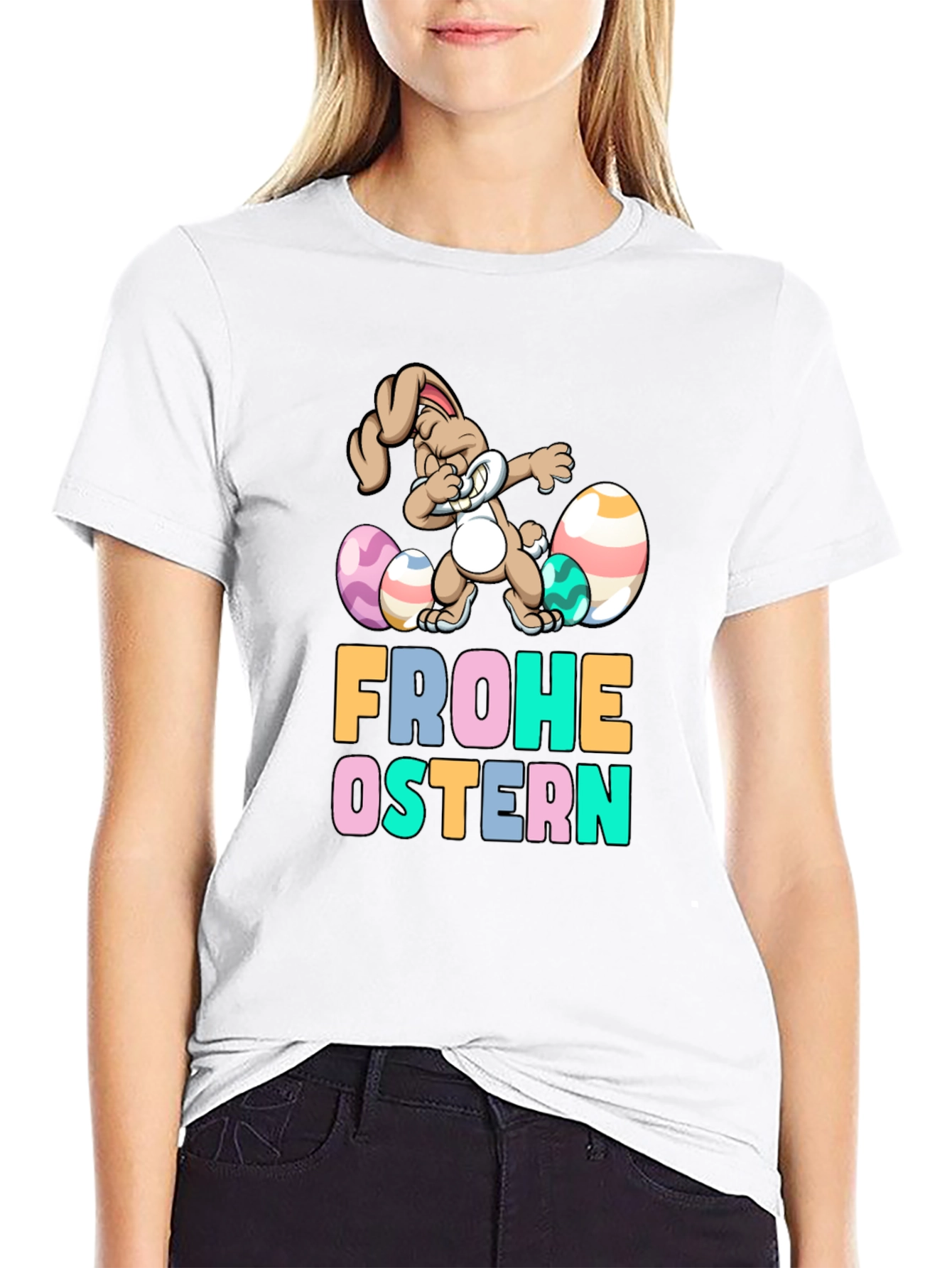 Frohe Ostern Easter Bunny T-Shirt