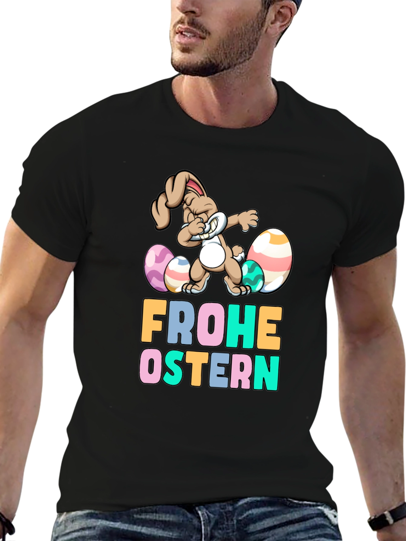 Frohe Ostern Easter Bunny T-Shirt