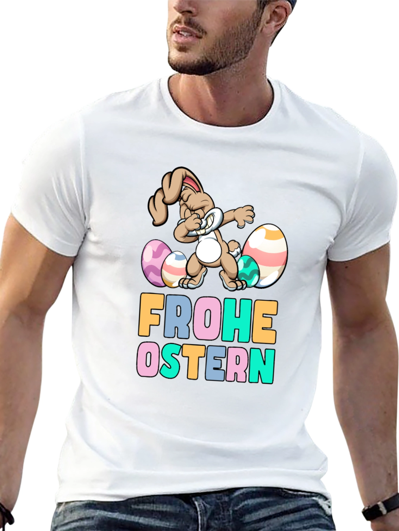 Frohe Ostern Easter Bunny T-Shirt