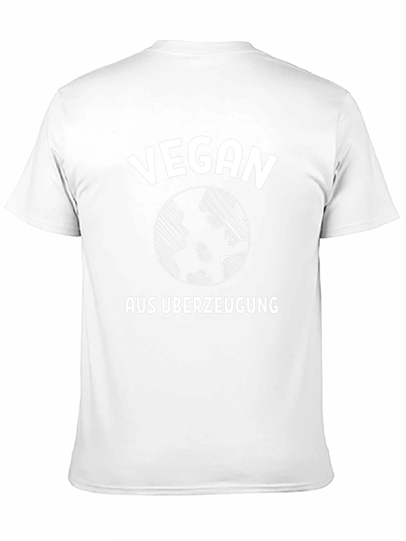 Vegan Aus Überzeugung T-Shirt Black Graphic Tee