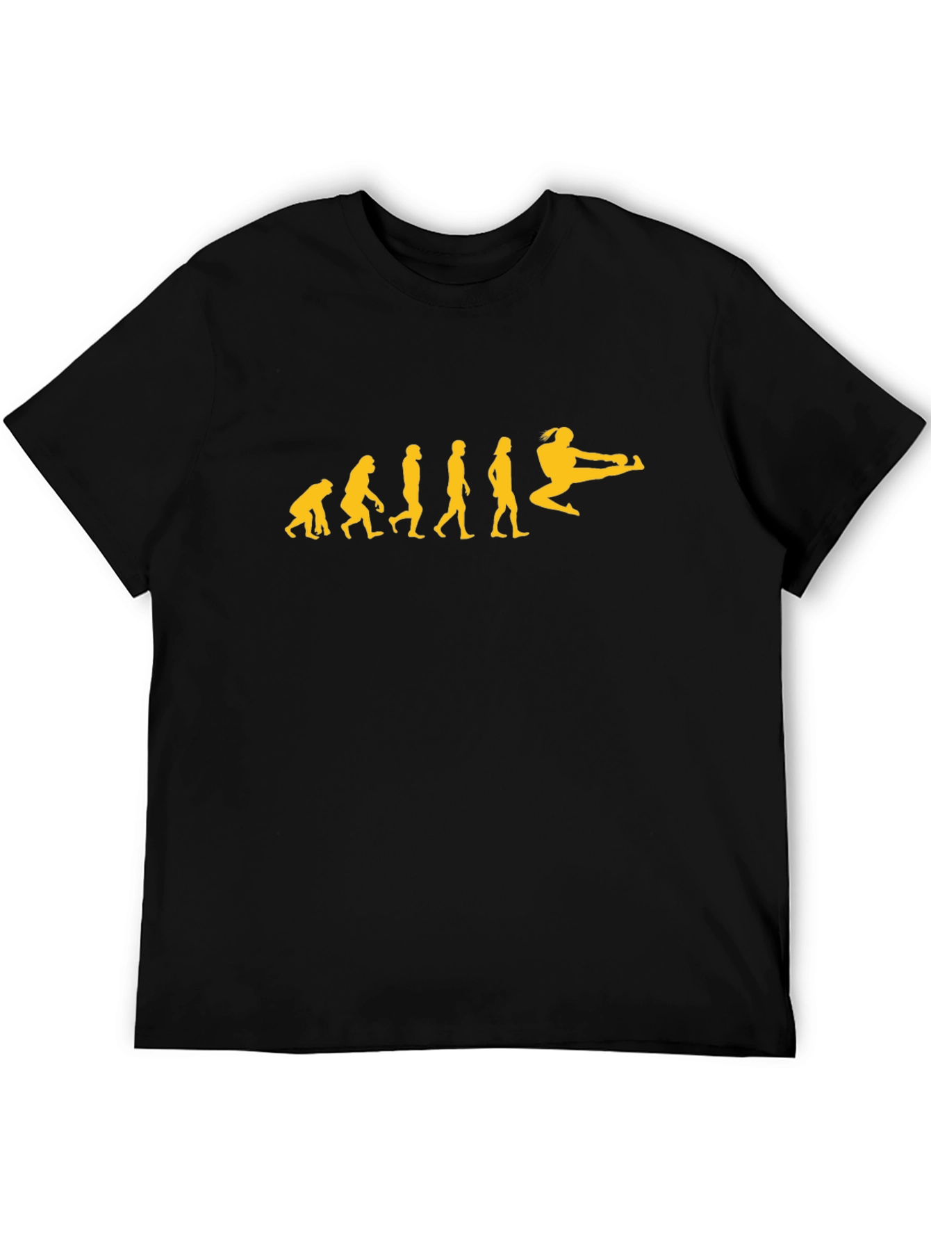 Evolution to Martial Arts Black T-Shirt