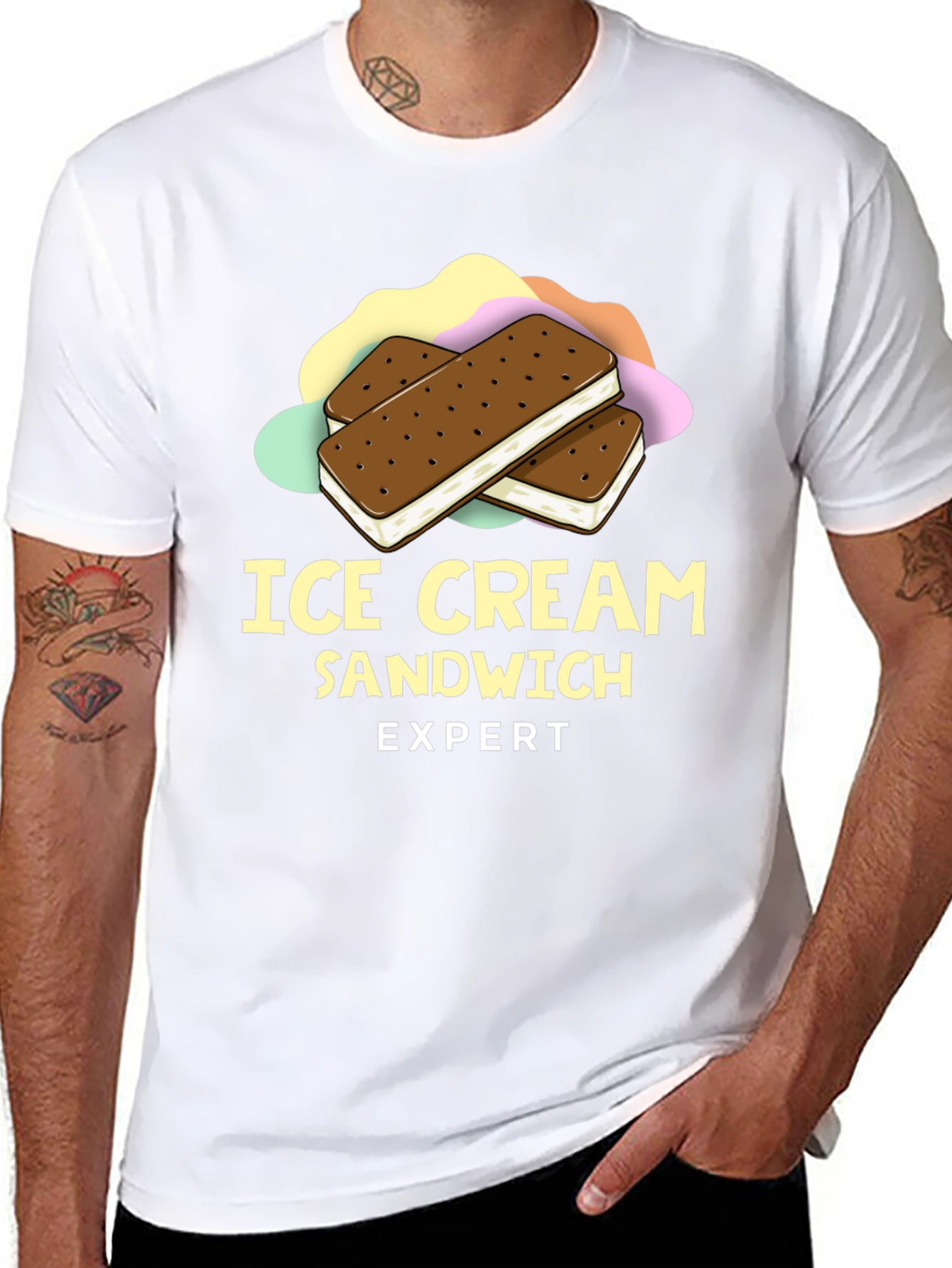 Ice Cream Sandwich Expert Graphic T-Shirt