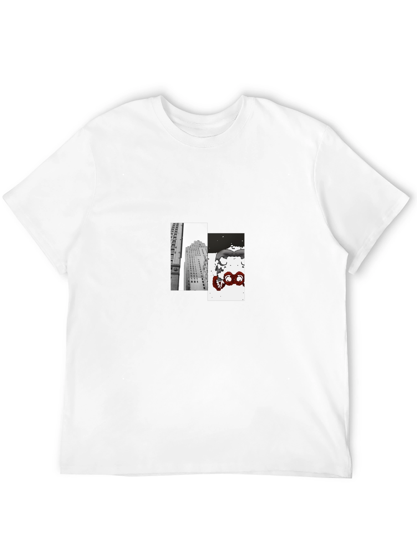 Urban Graphic Tee - Modern Black T-Shirt
