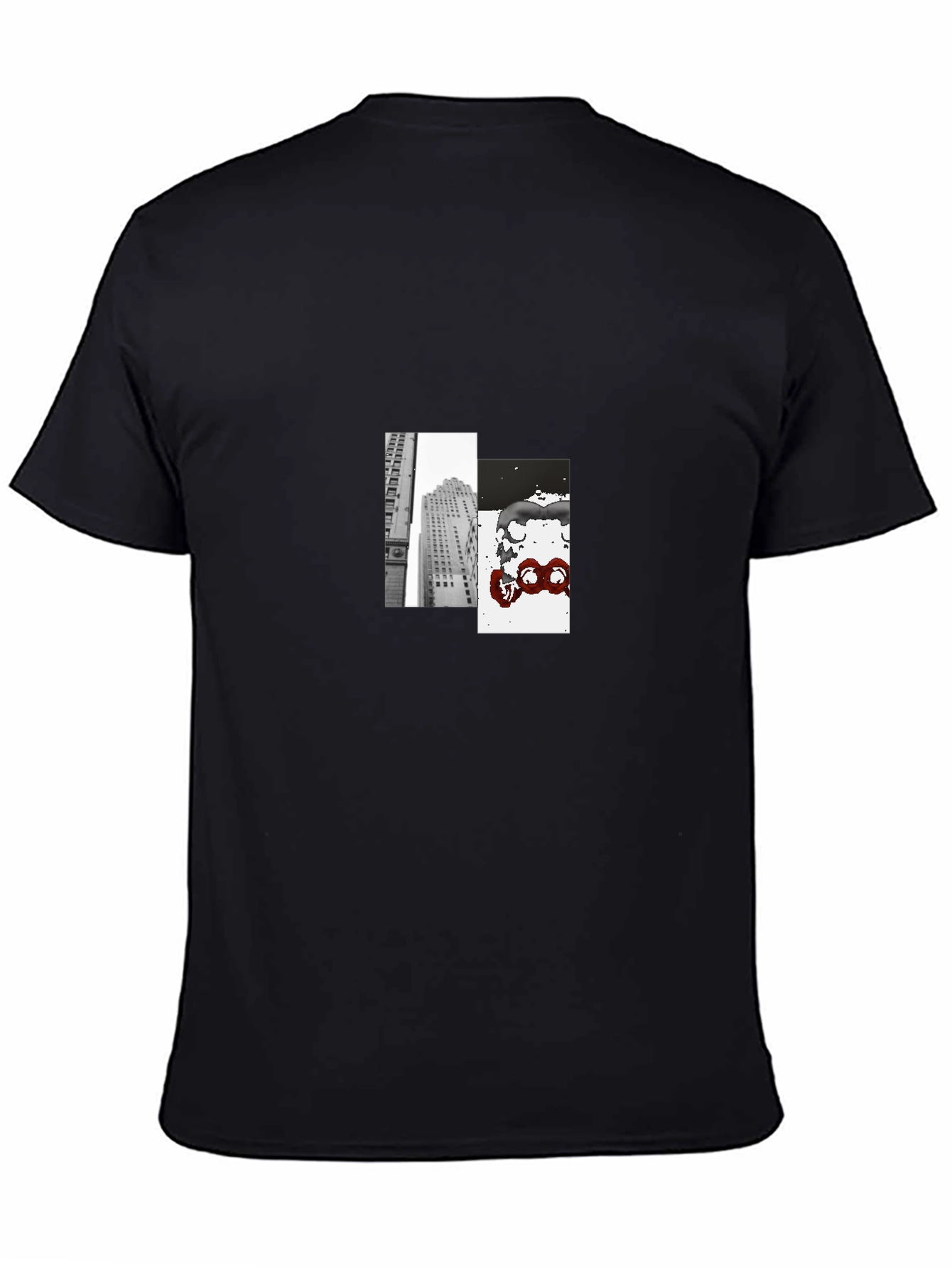 Urban Graphic Tee - Modern Black T-Shirt