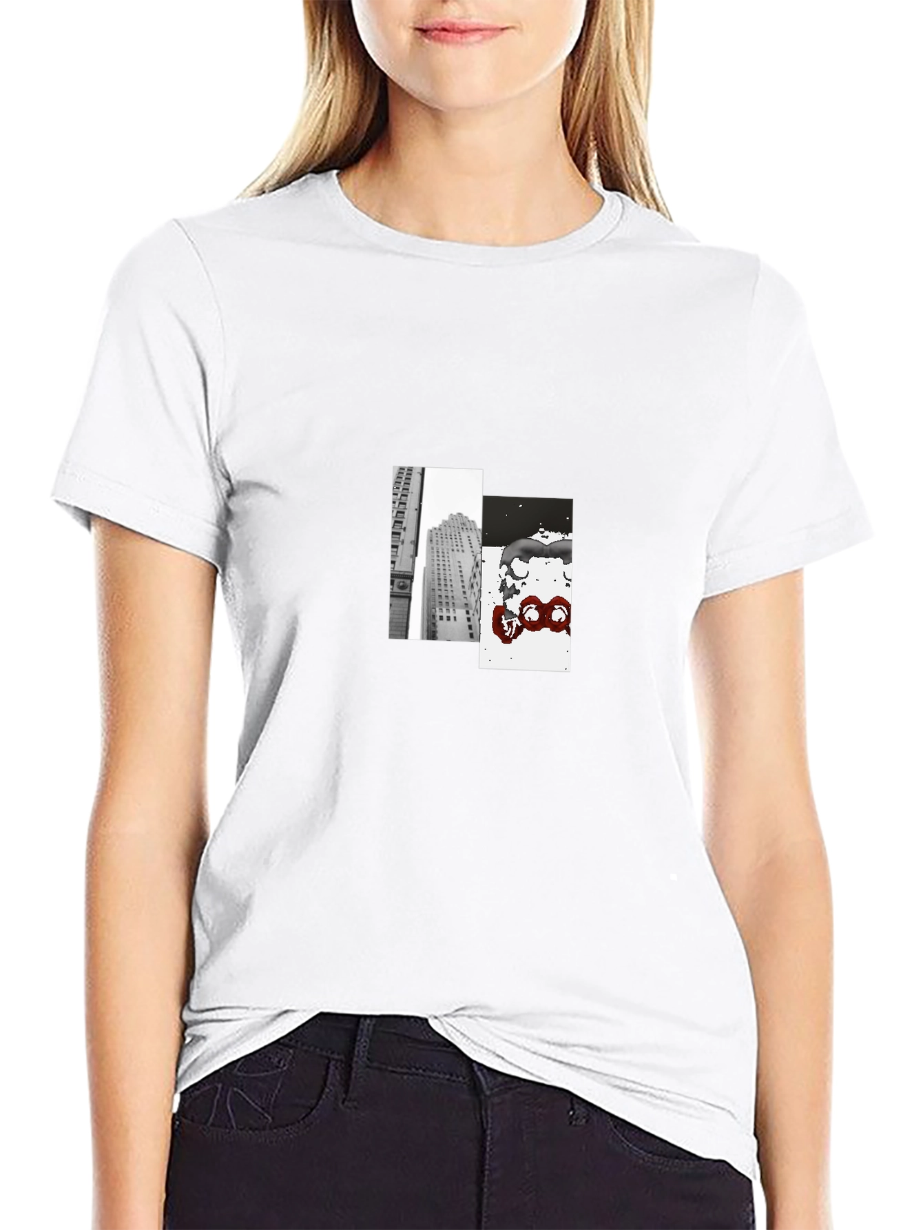 Urban Graphic Tee - Modern Black T-Shirt