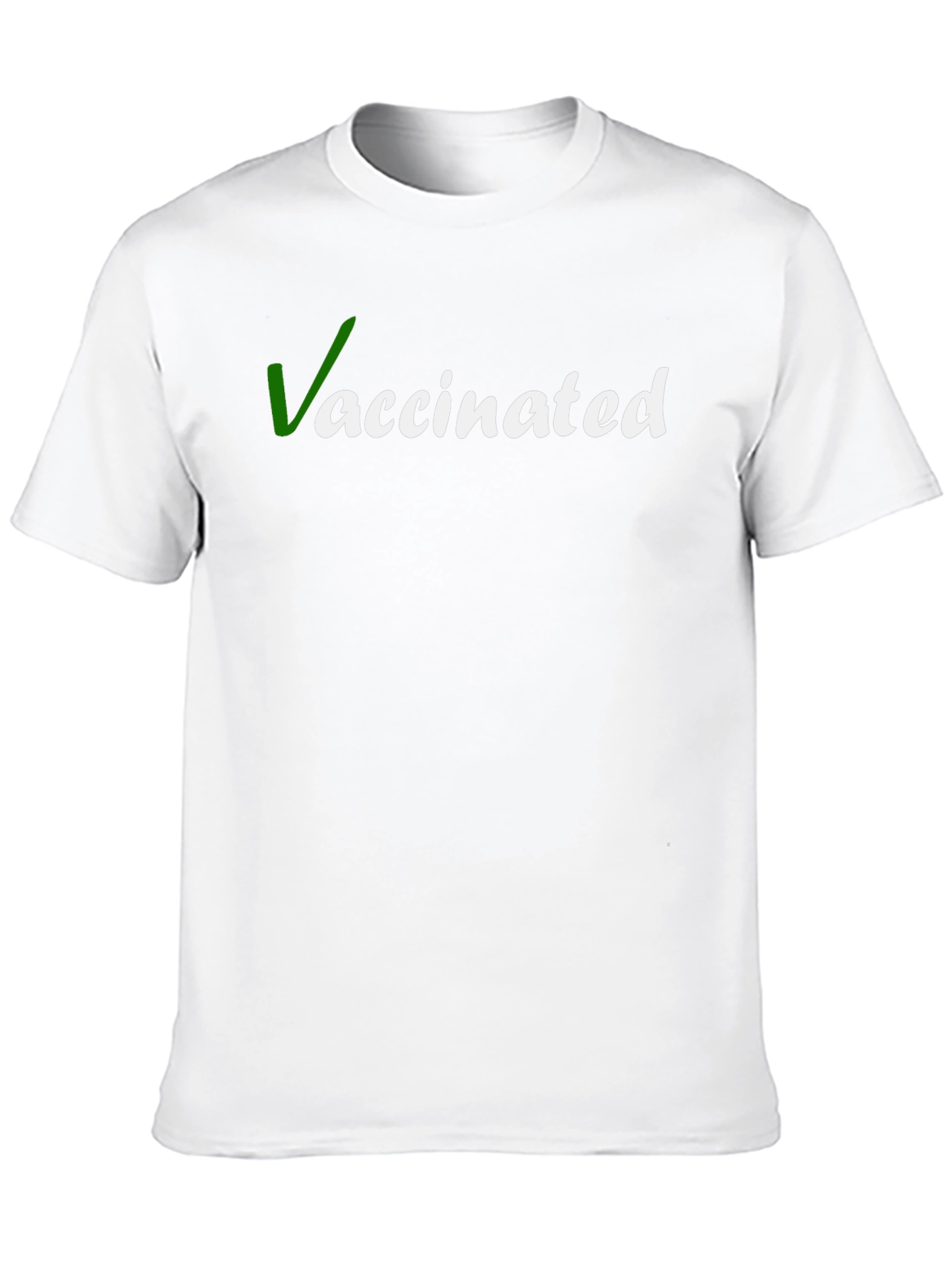 Vaccinated T-Shirt - Pro-Vaccine Statement Tee