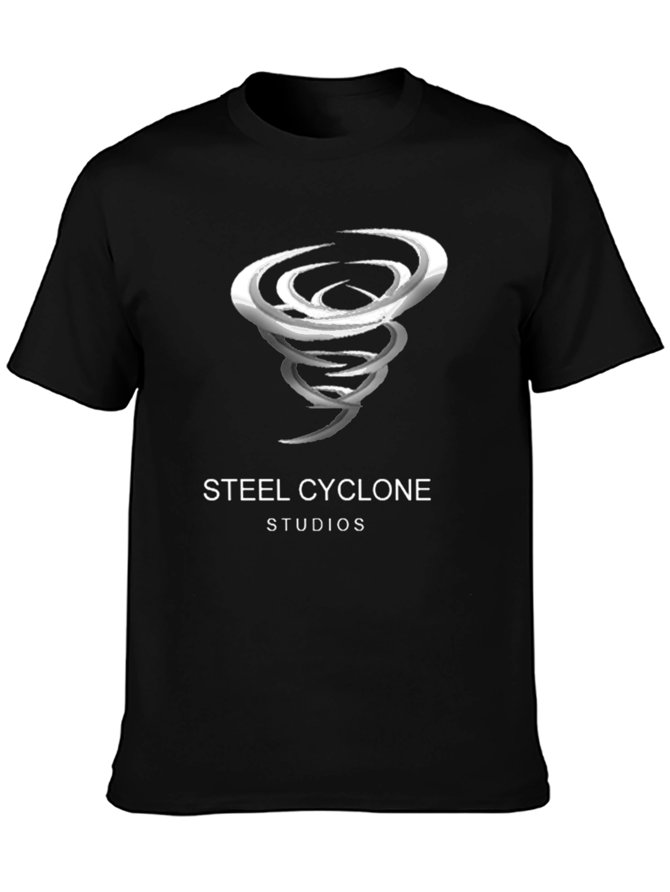 Steel Cyclone Studios Black Graphic T-Shirt