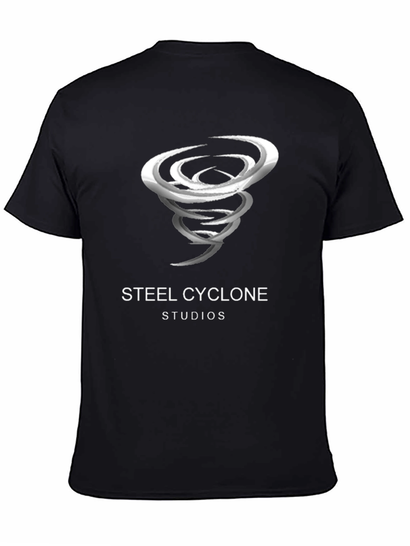 Steel Cyclone Studios Black Graphic T-Shirt