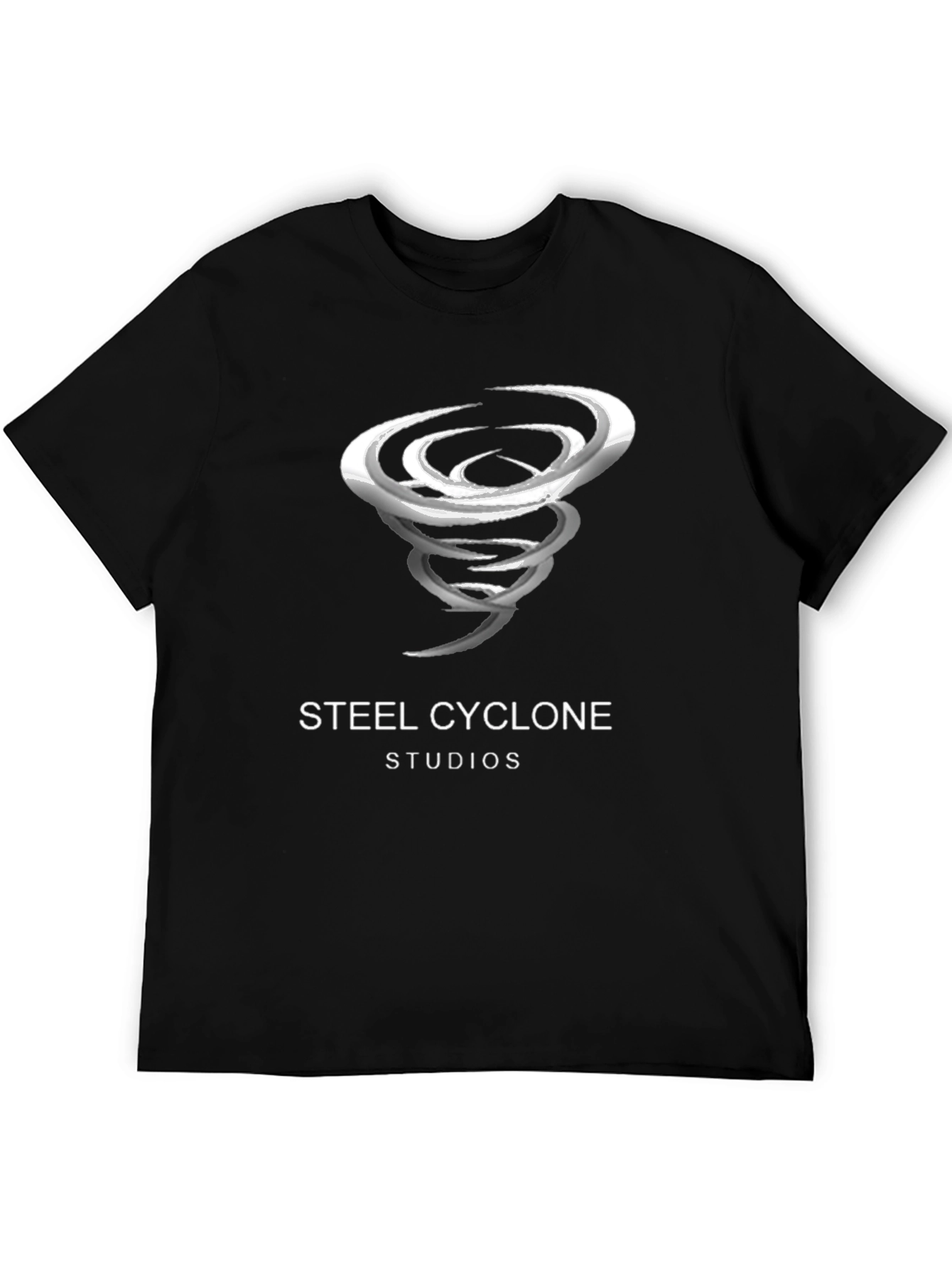 Steel Cyclone Studios Black Graphic T-Shirt