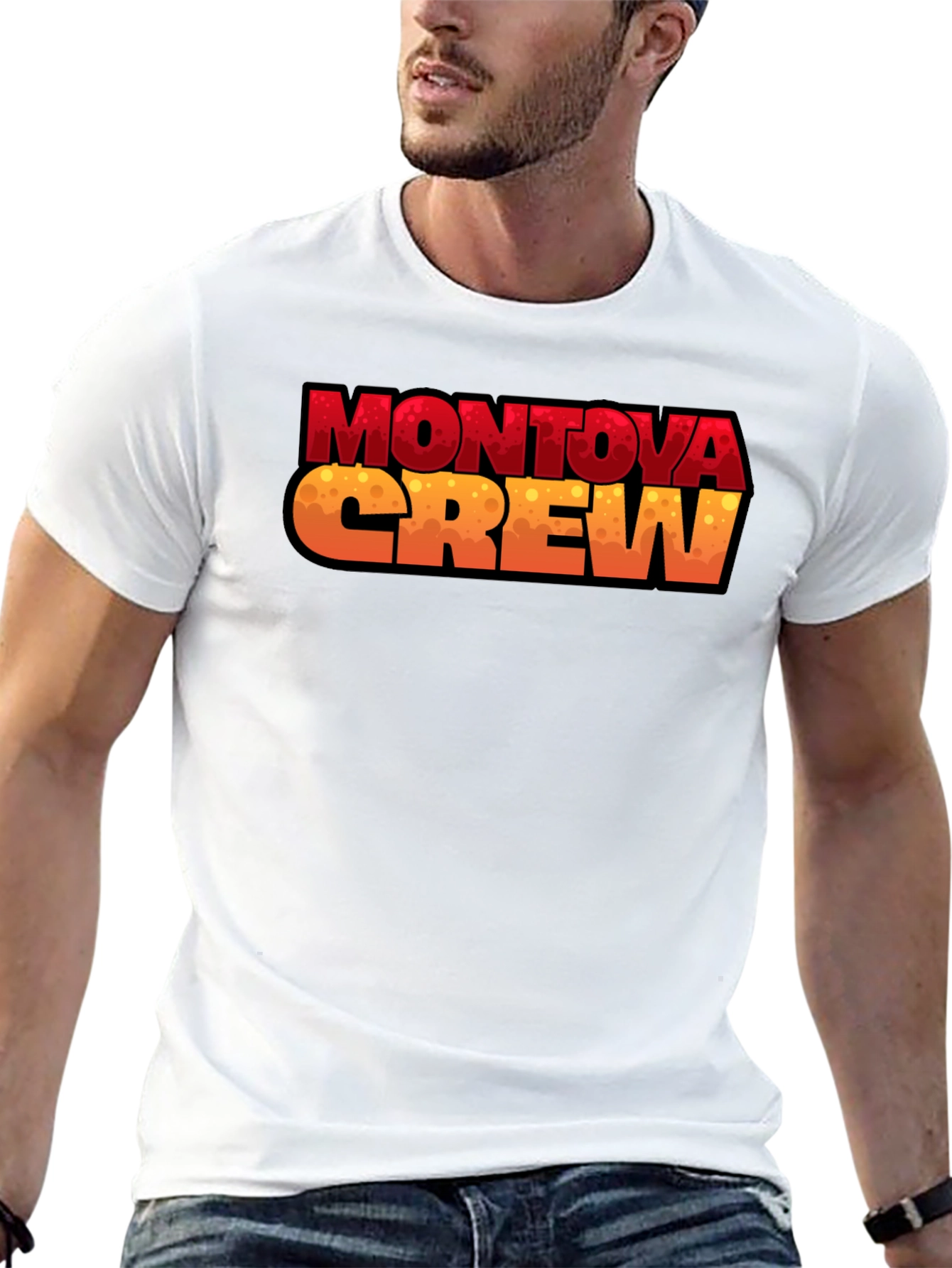 Montova Crew Graphic Tee - Black
