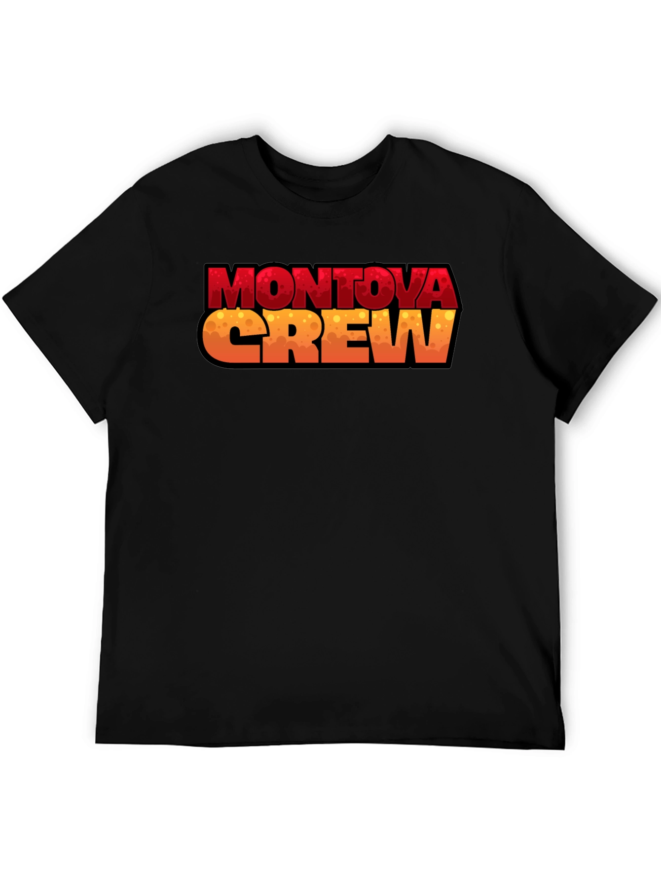 Montova Crew Graphic Tee - Black