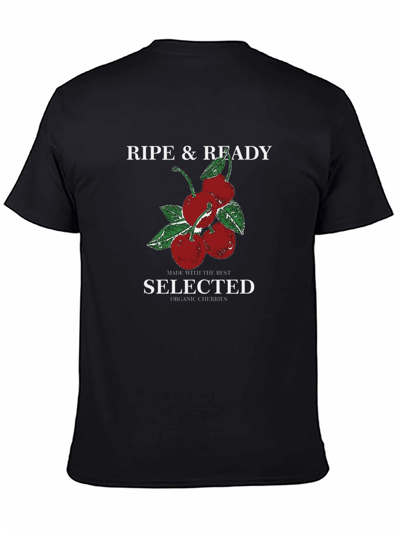 Ripe & Ready Organic Cherry Graphic T-Shirt