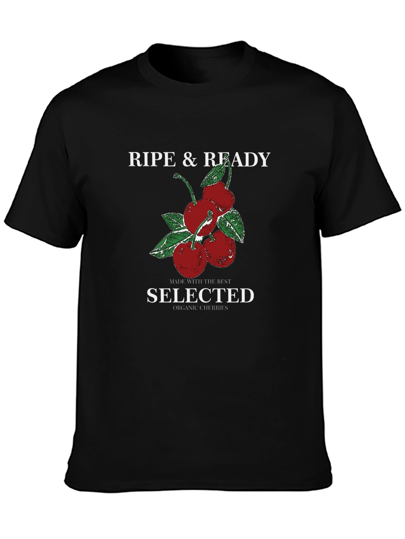 Ripe & Ready Organic Cherry Graphic T-Shirt