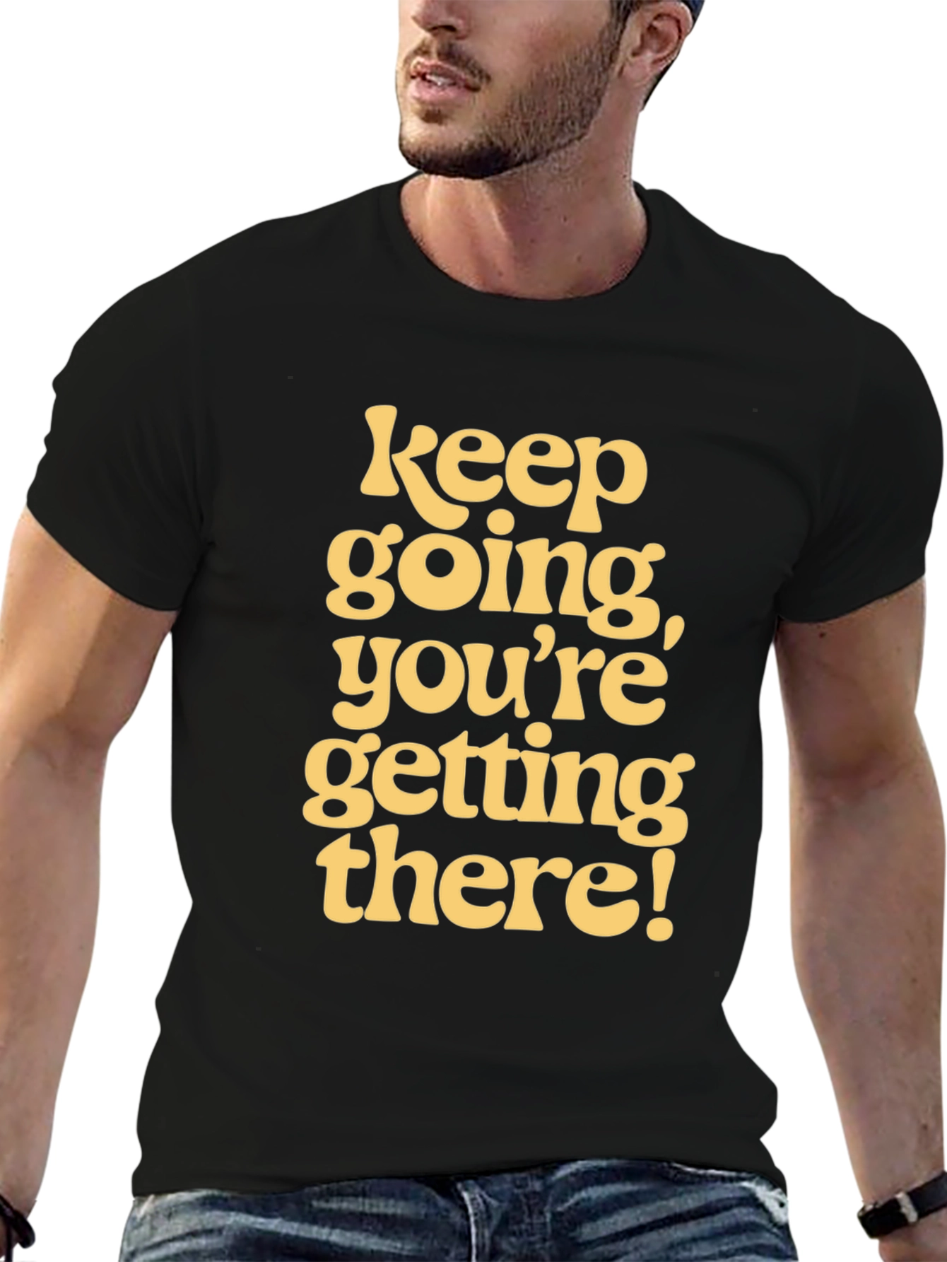 Motivational Graphic Tee - Keep Going T-Shirt