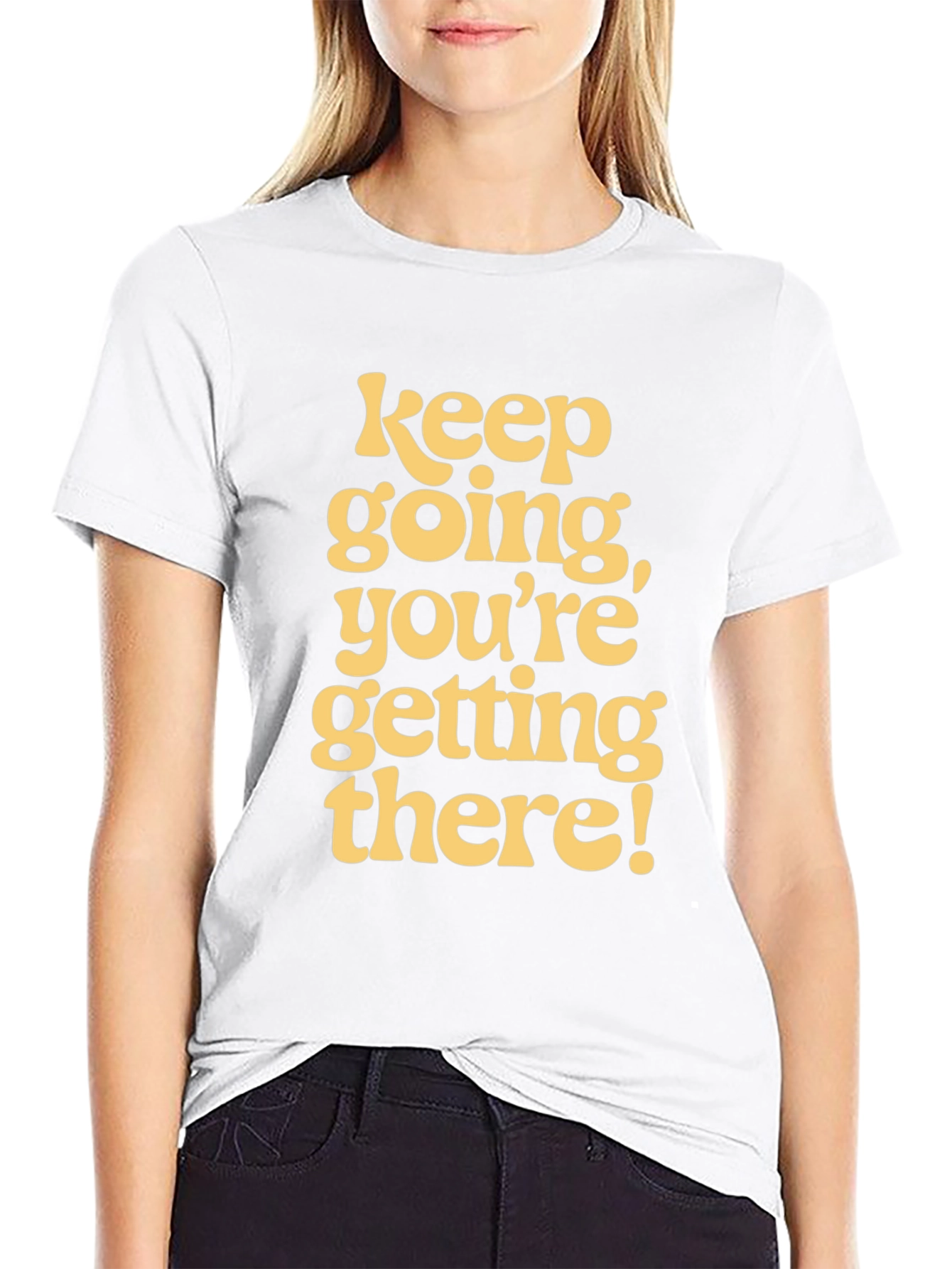 Motivational Graphic Tee - Keep Going T-Shirt