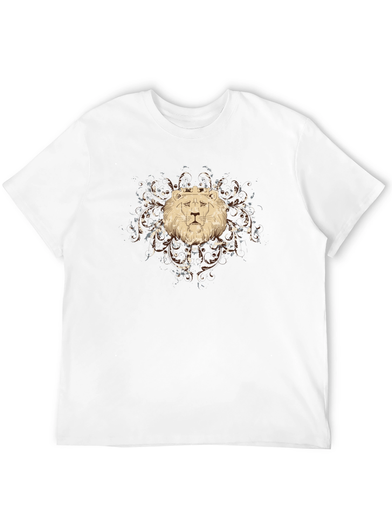 Lion King Graphic Tee - Black Cotton T-Shirt