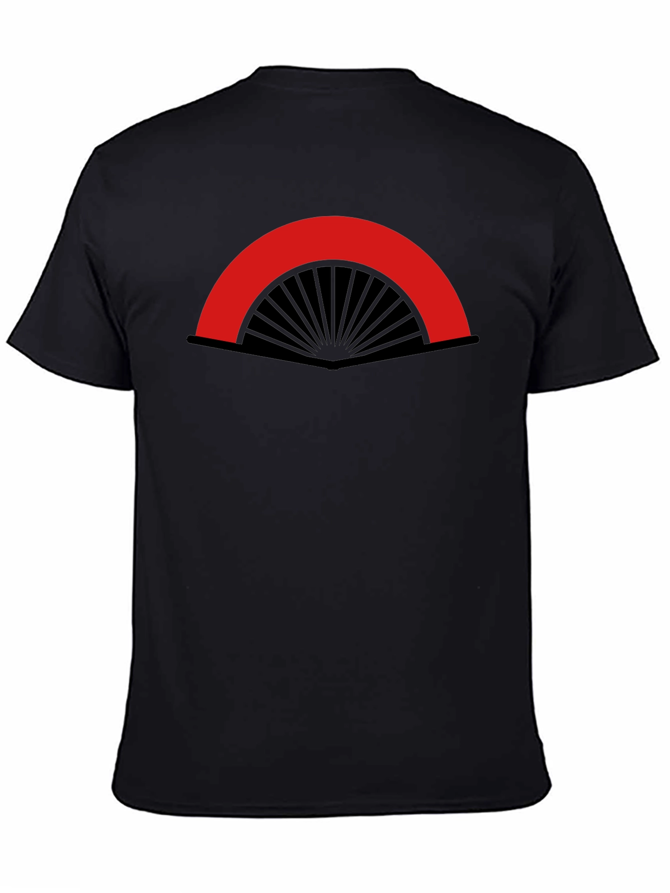 Fan Graphic Tee - Mens Stylish Black T-Shirt