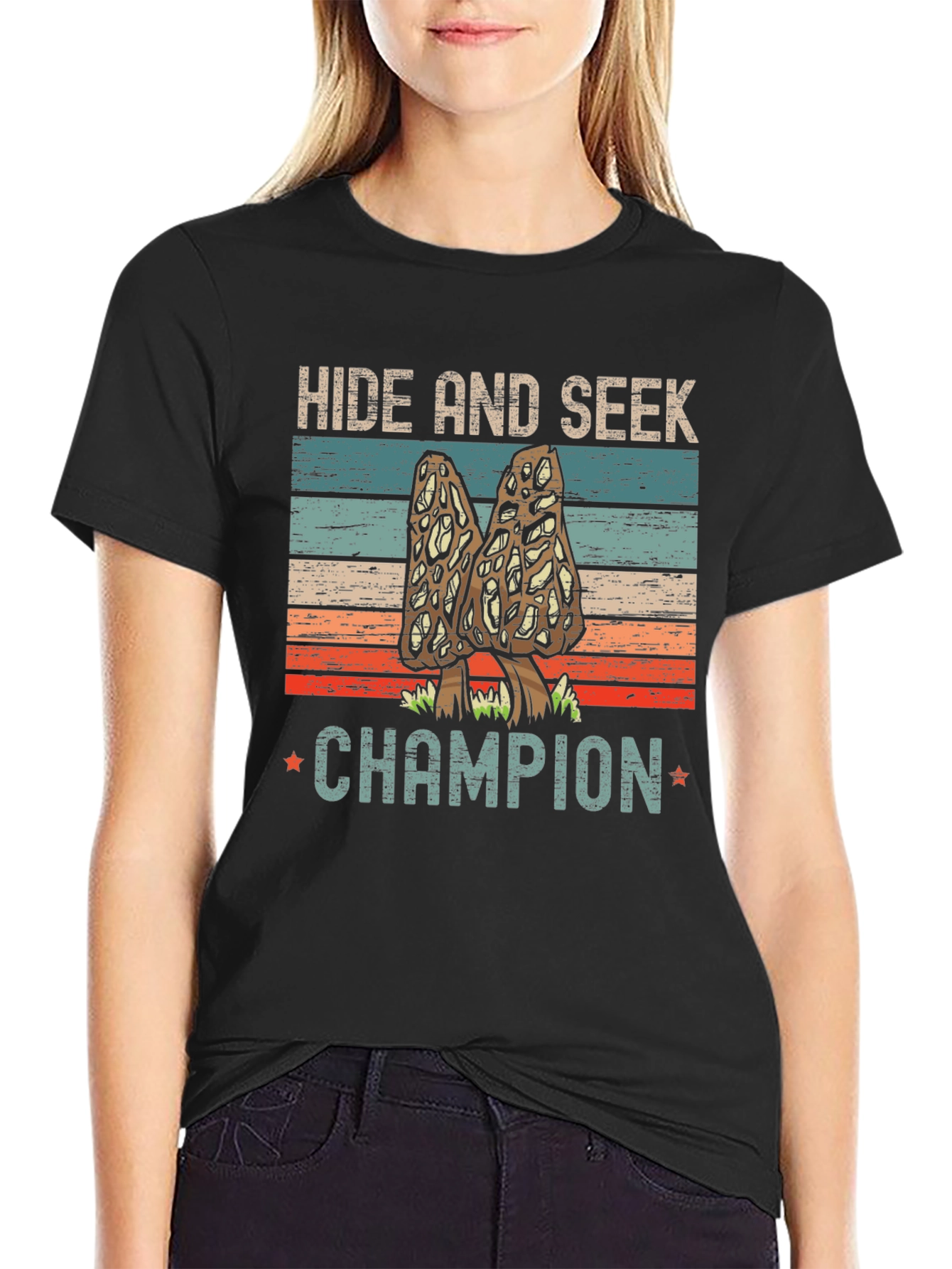 Hide & Seek Champion Morel Mushroom T-Shirt