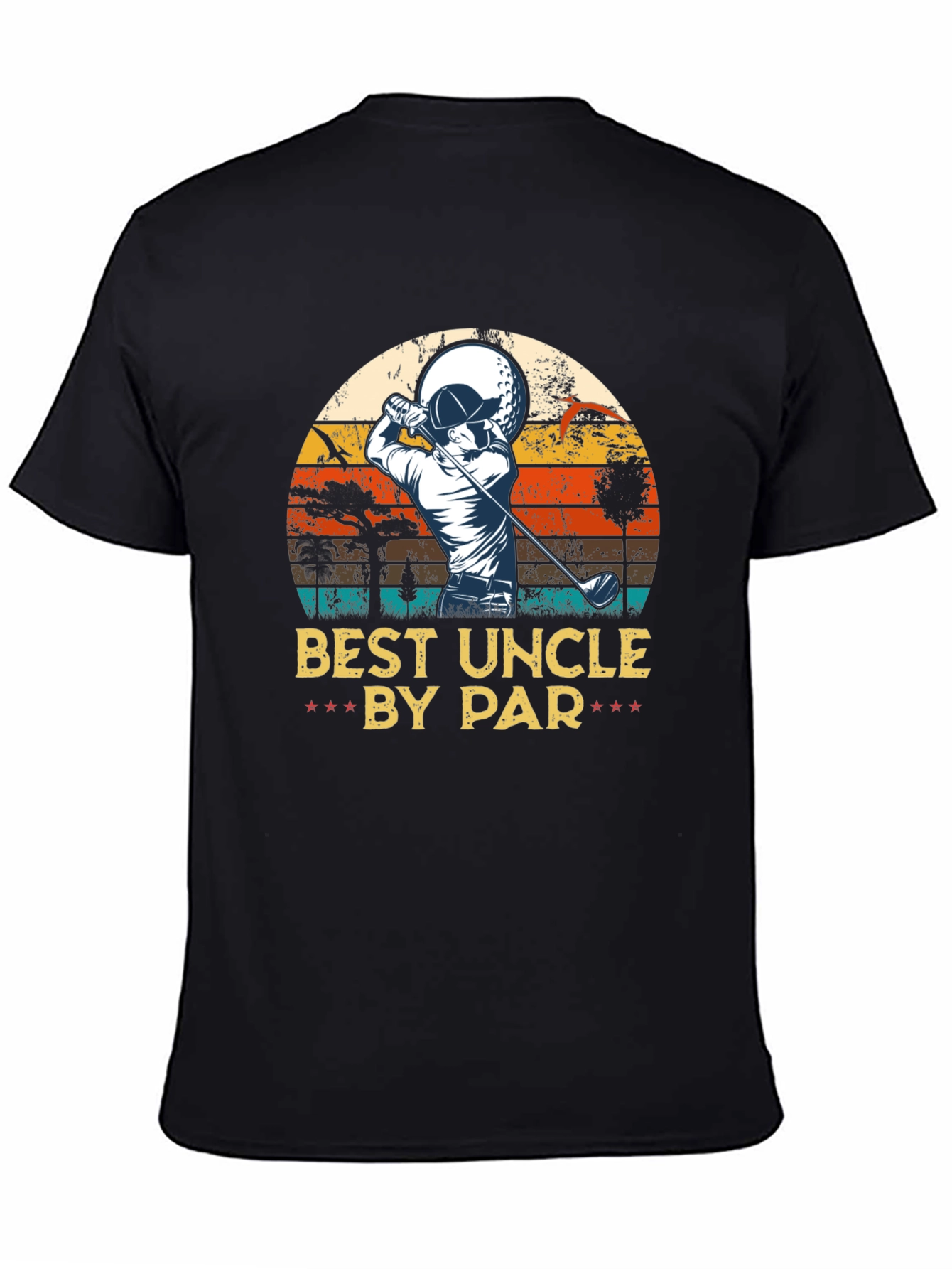 Best Uncle By Par Golf T-Shirt