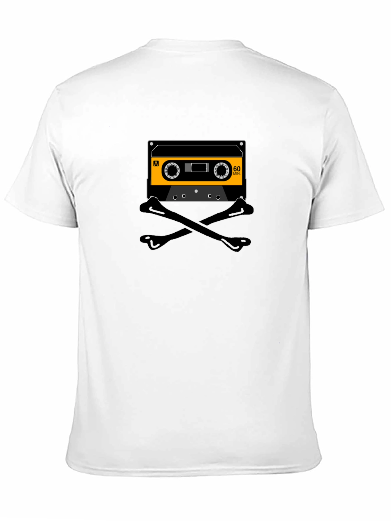 Retro Cassette & Crossbones Graphic Tee