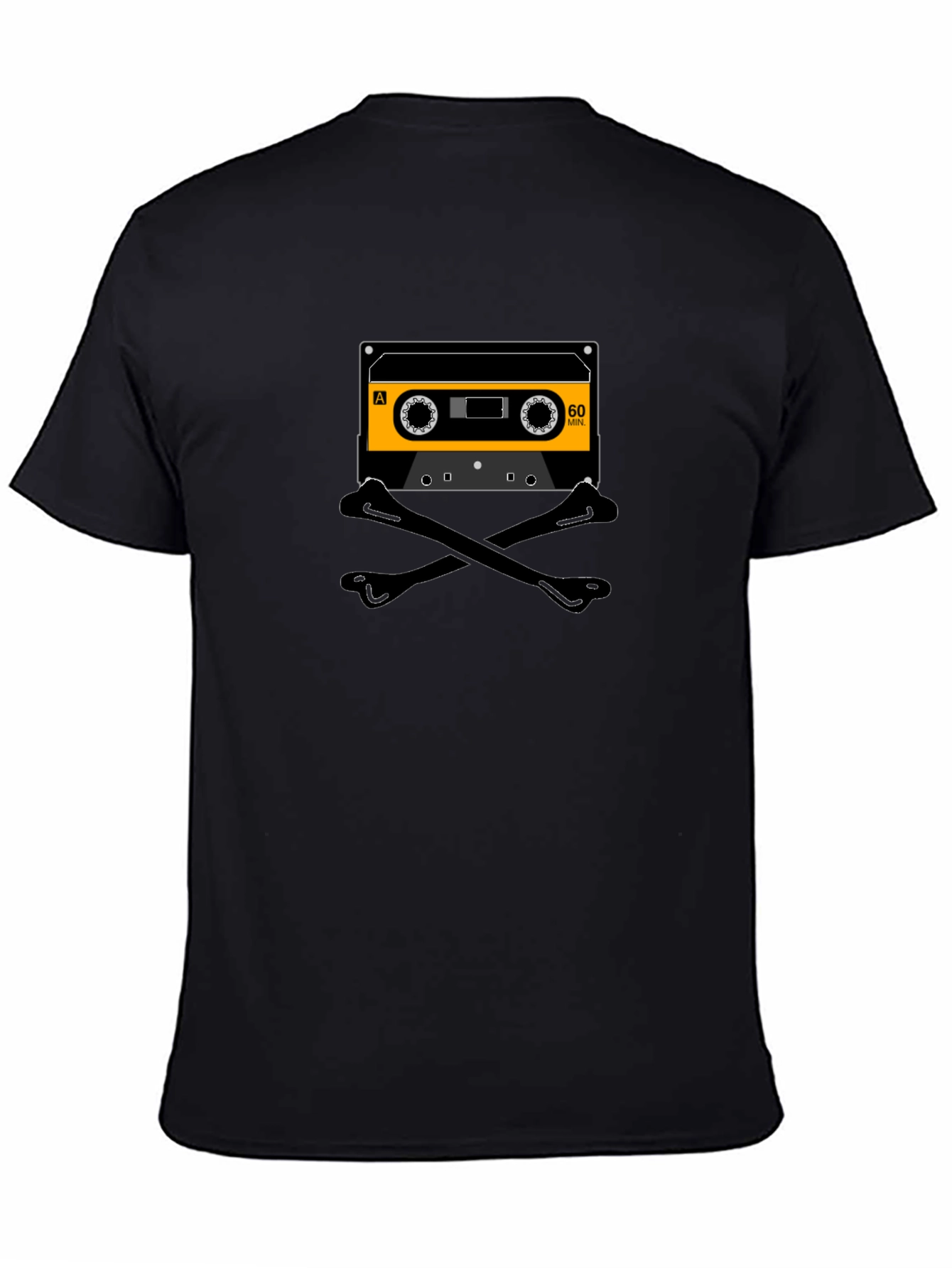 Retro Cassette & Crossbones Graphic Tee