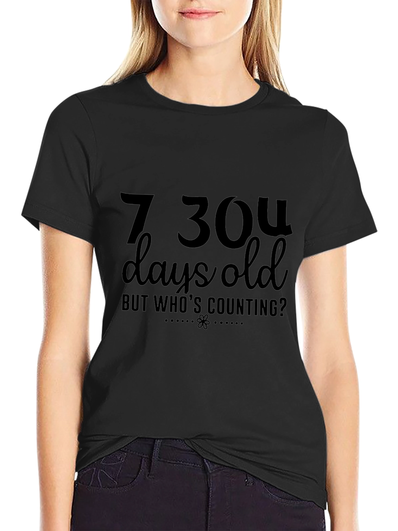7304 Days Old T-Shirt: Funny Birthday Tee