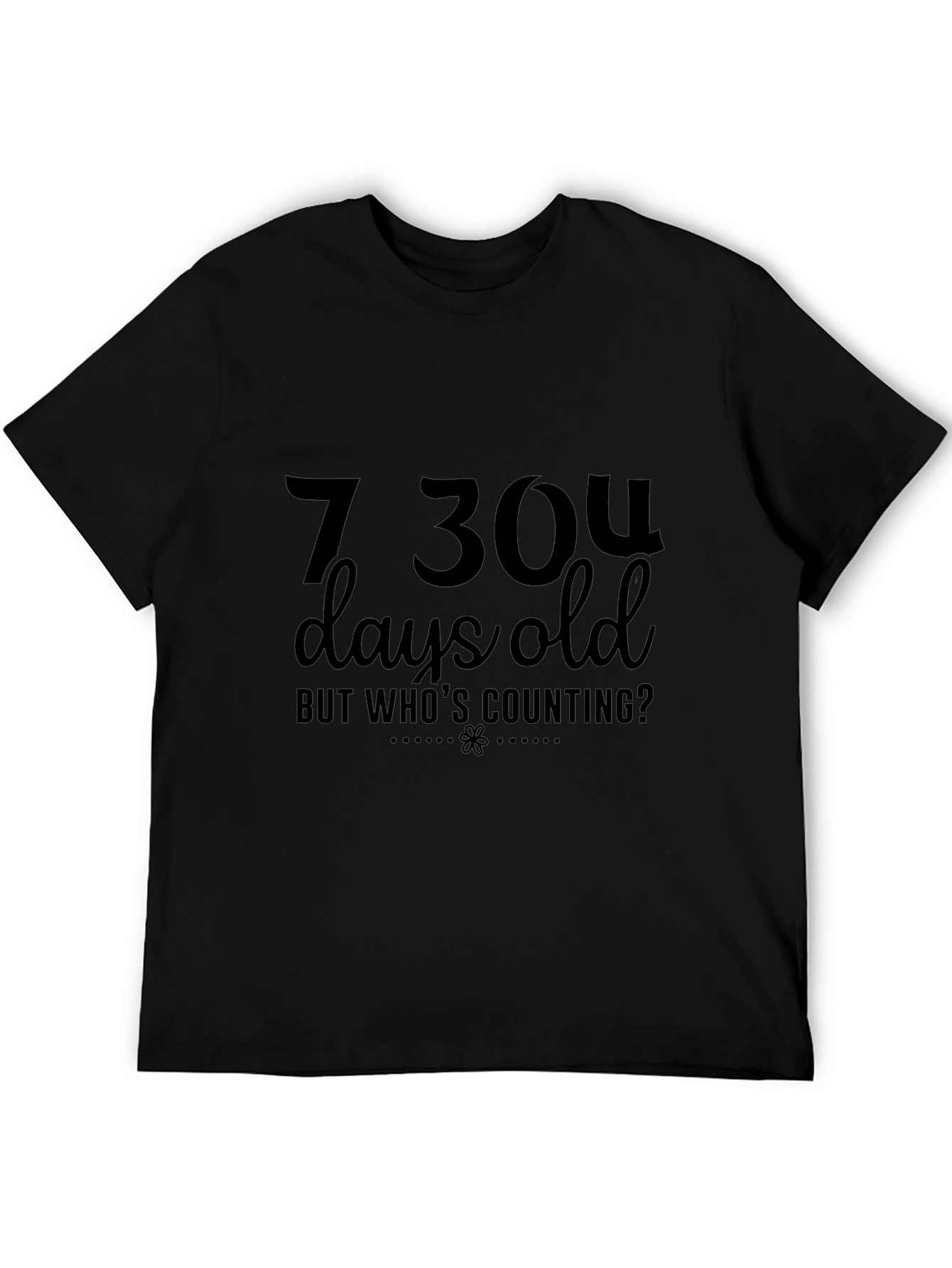 7304 Days Old T-Shirt: Funny Birthday Tee
