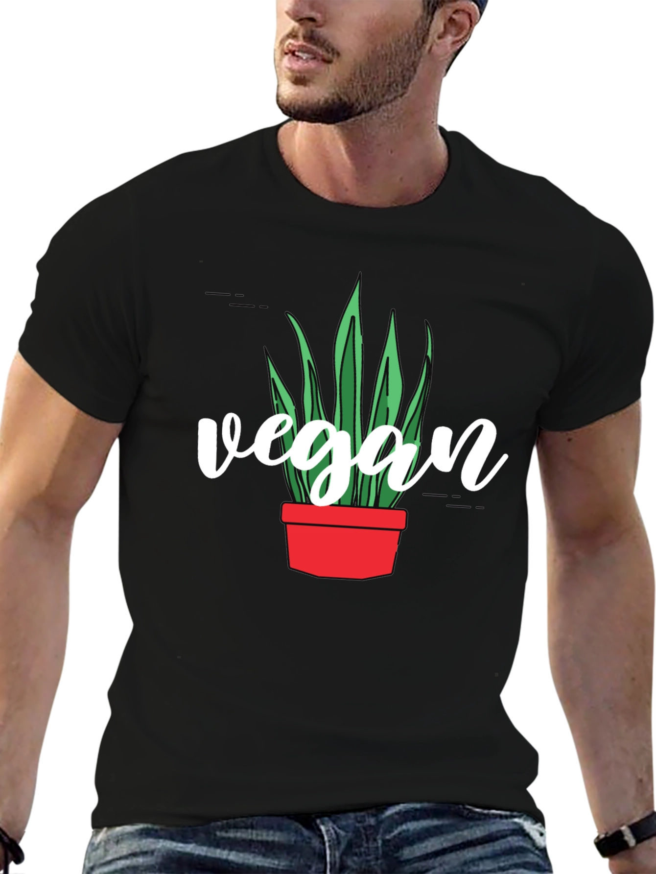 Vegan Plant T-Shirt - Eco-Friendly Fashion