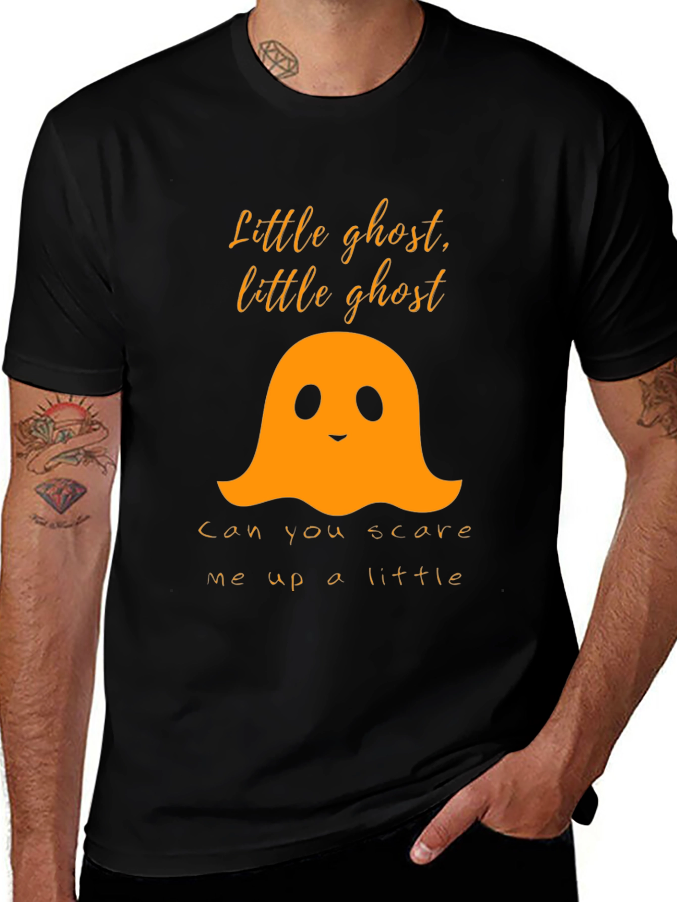 Halloween Ghost T-Shirt - Spooky Season Style