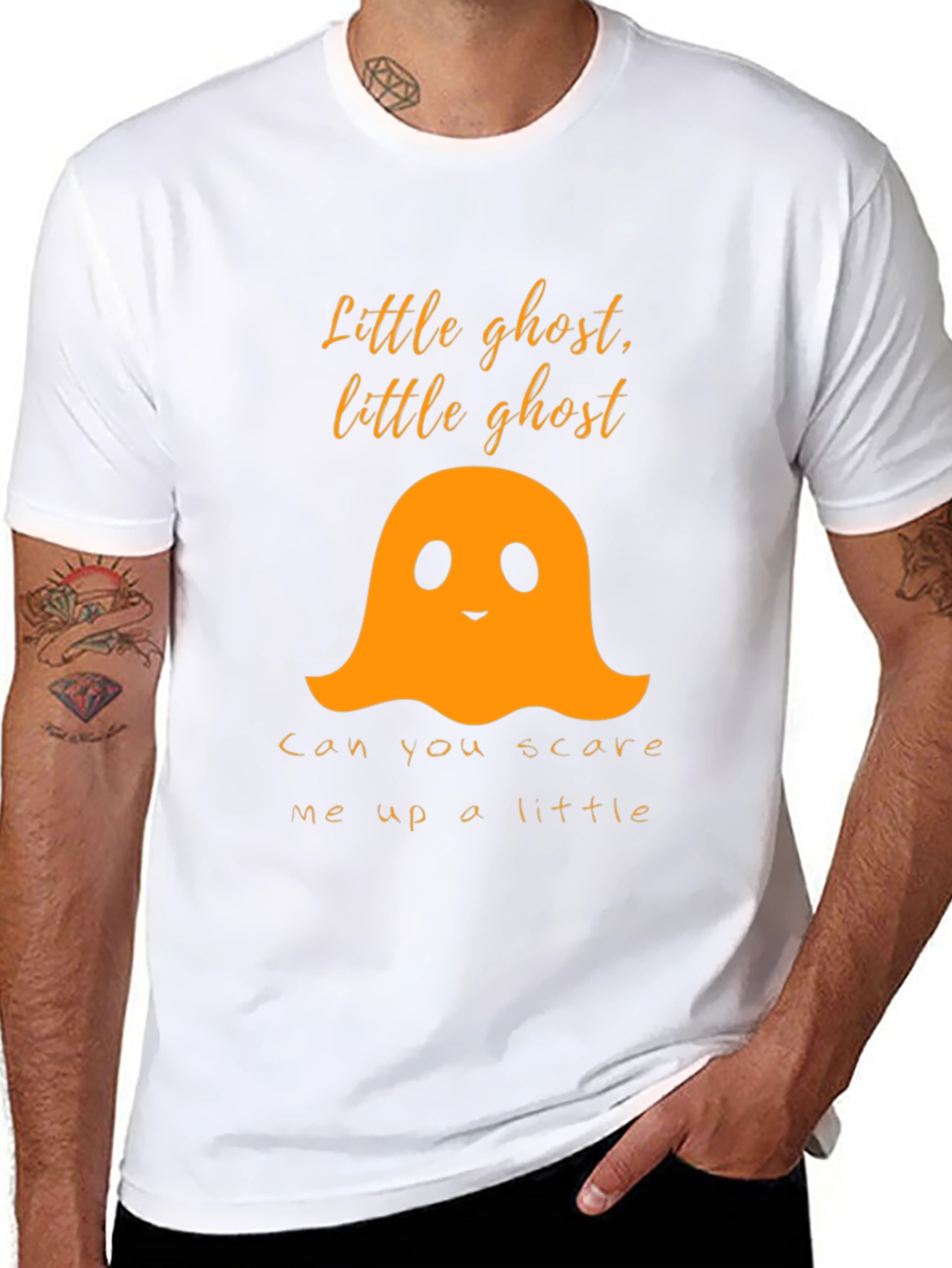 Halloween Ghost T-Shirt - Spooky Season Style