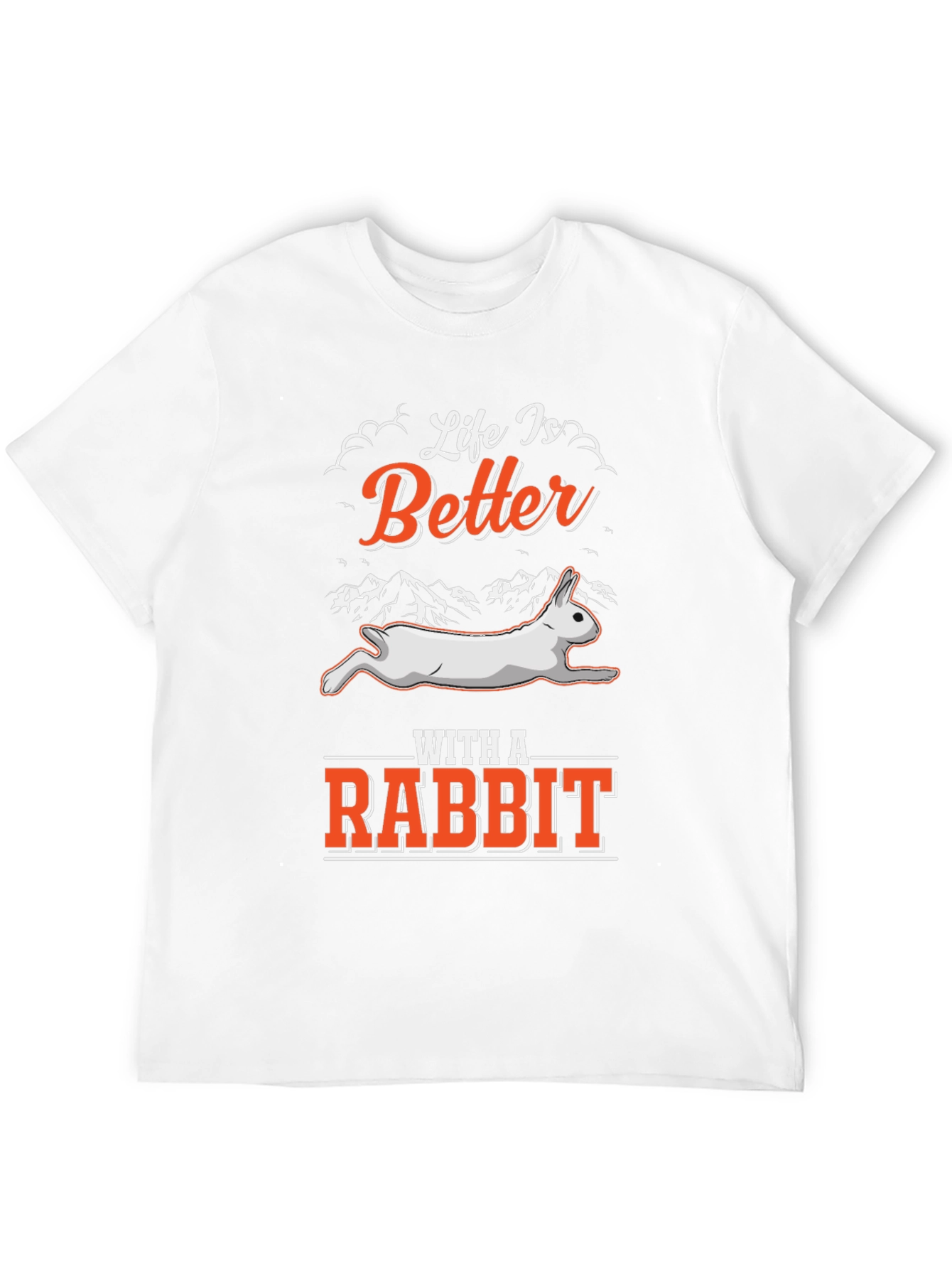 Life Is Better With A Rabbit Graphic Tee