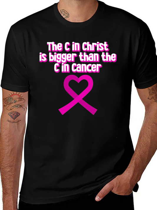 Faith Over Fear T-Shirt Cancer Awareness Tee