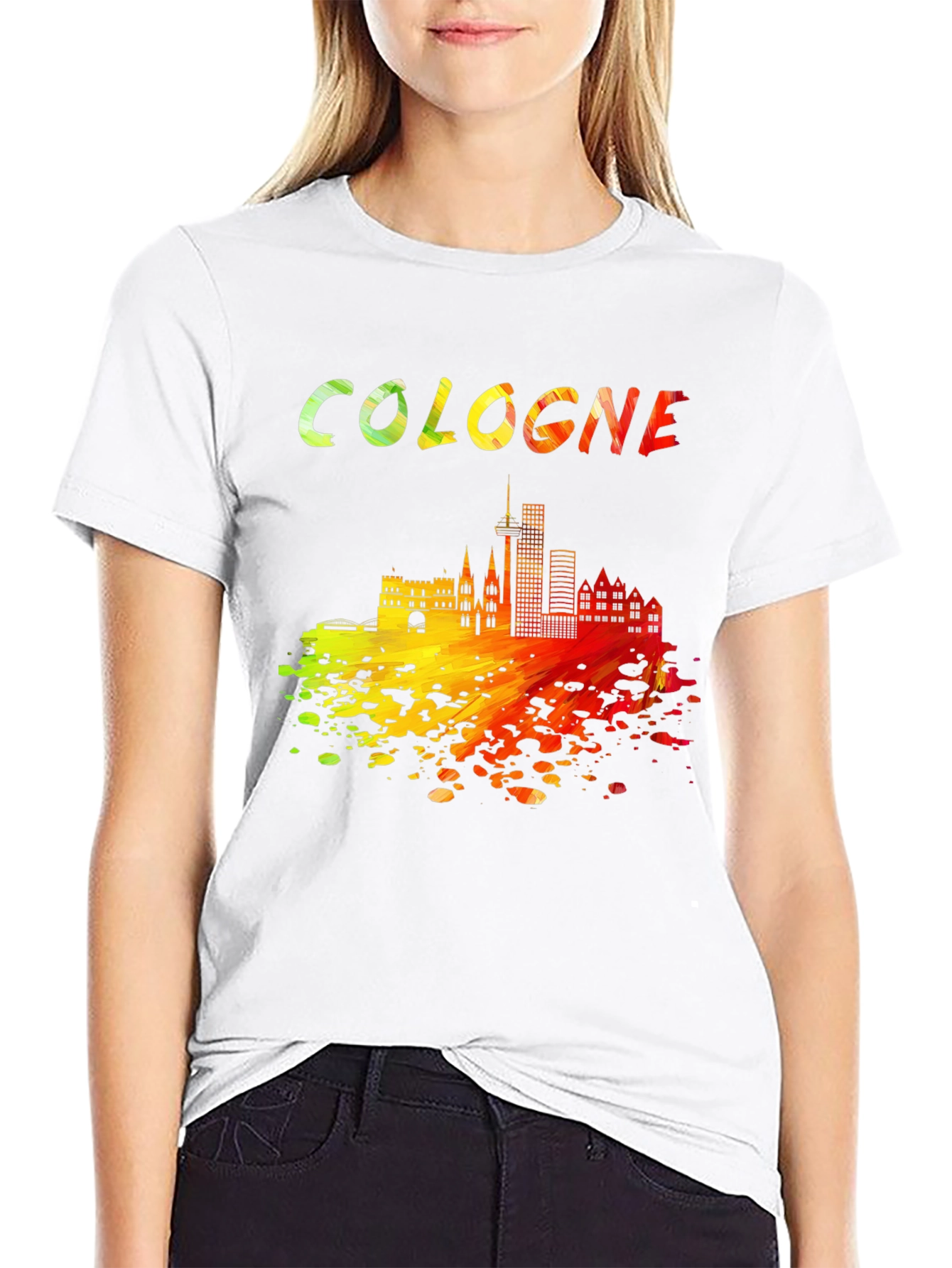 Cologne Skyline Graphic Tee - Unisex