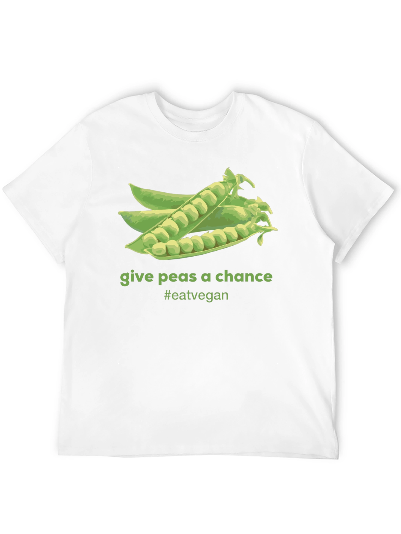 Give Peas A Chance Vegan T-Shirt