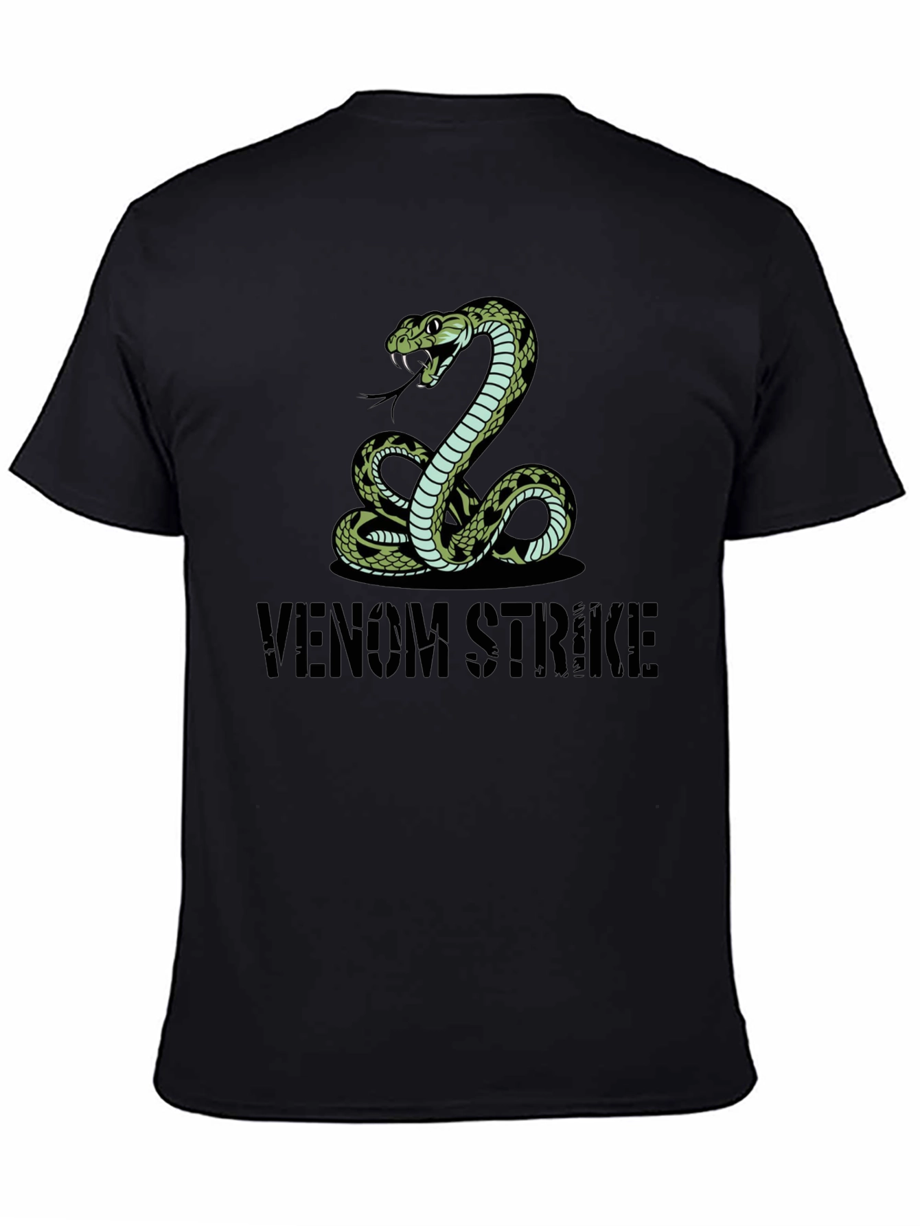 Venom Strike Snake Graphic Tee