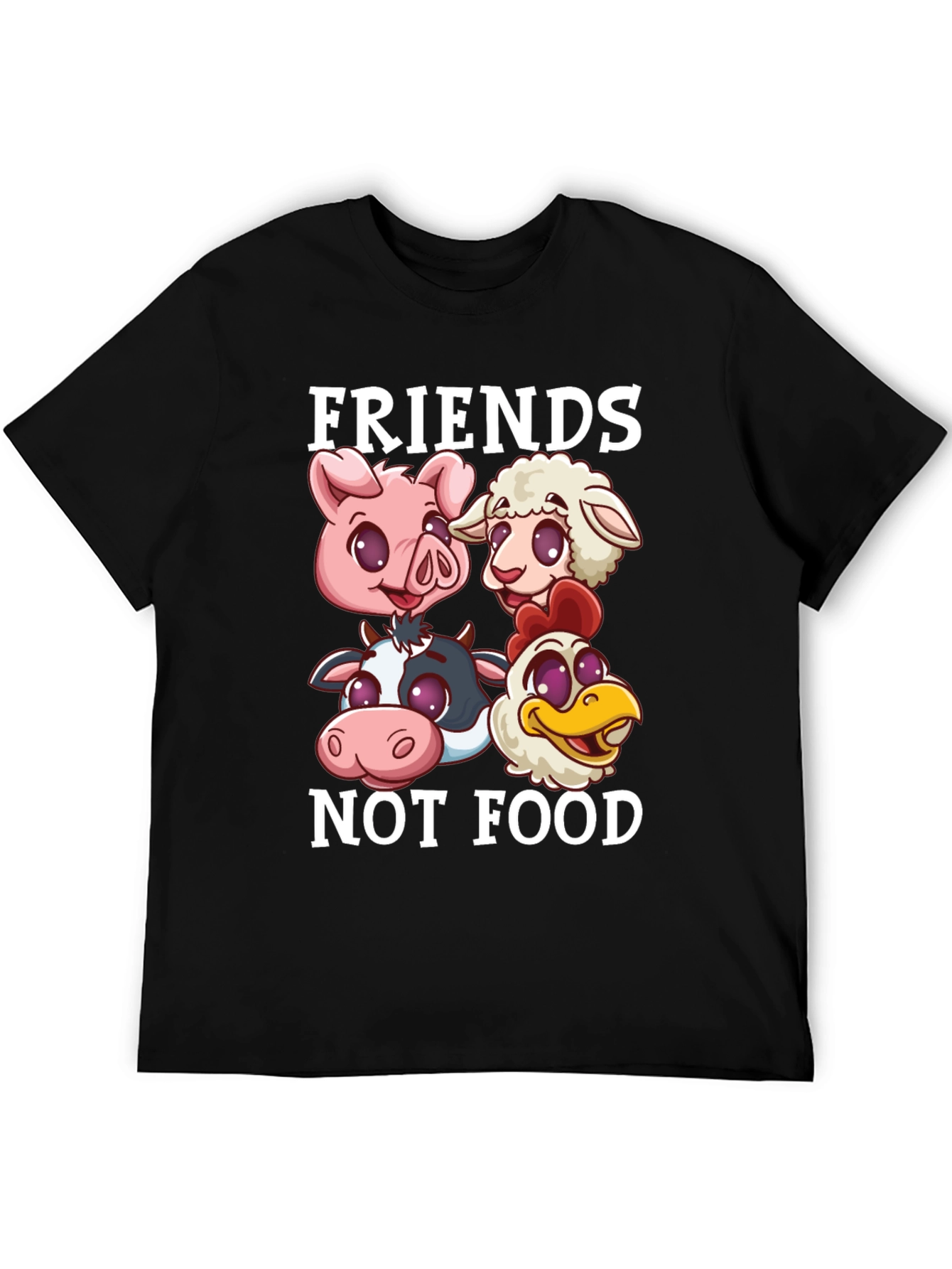 Vegan T-Shirt: Friends Not Food