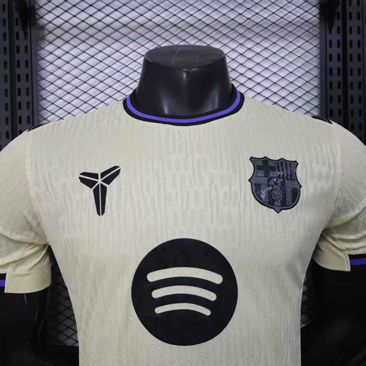 2025-26 Barcelona Away Player Version JerseyYOUTH