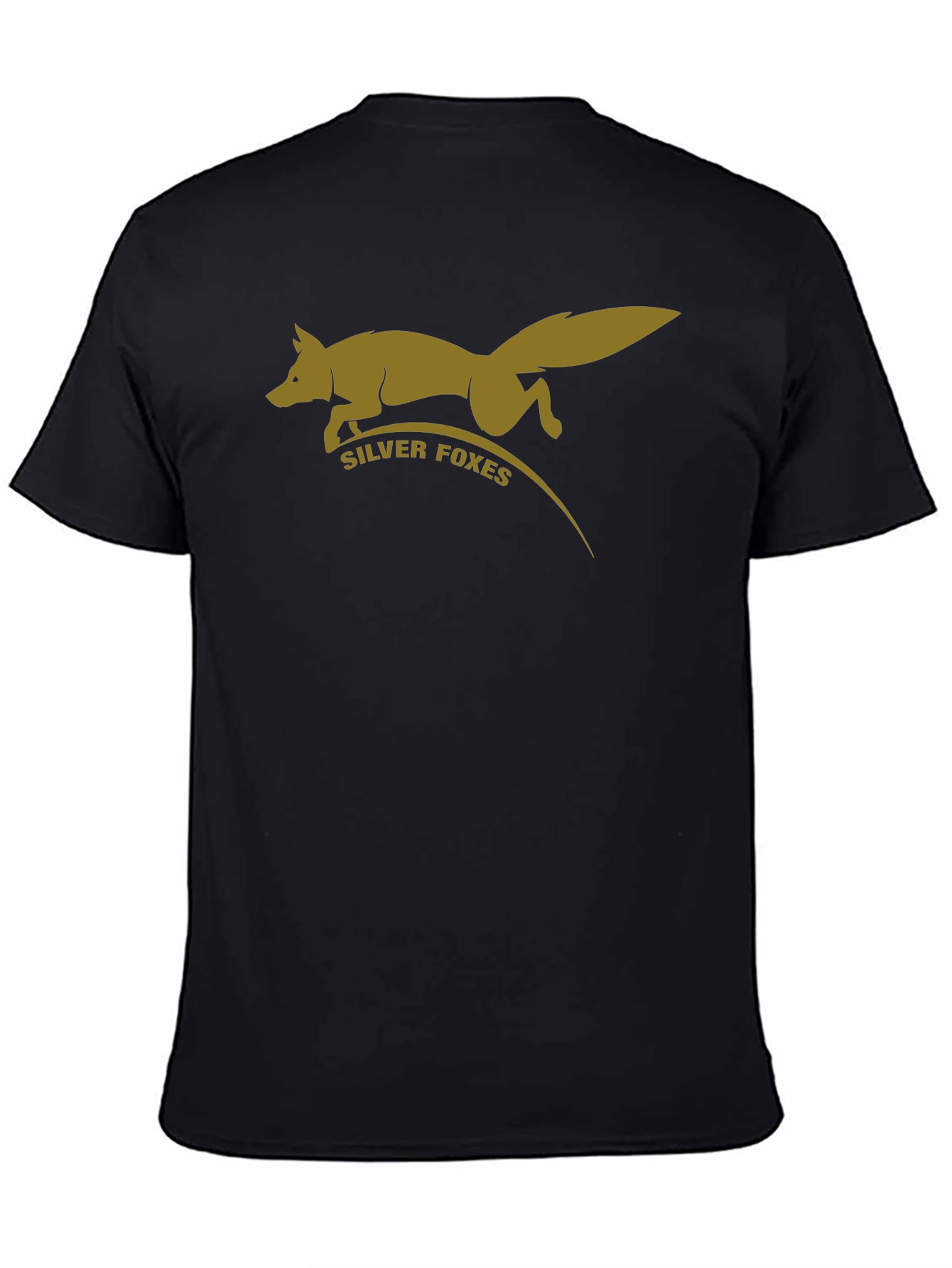 Silver Foxes Black Graphic Tee