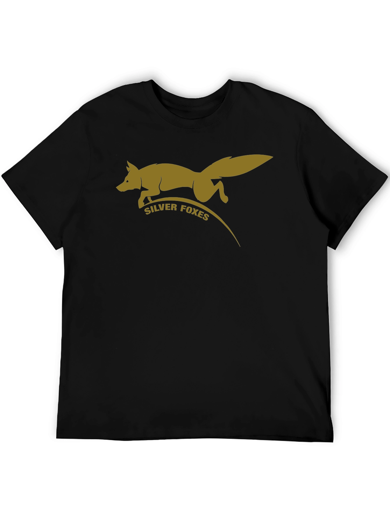 Silver Foxes Black Graphic Tee