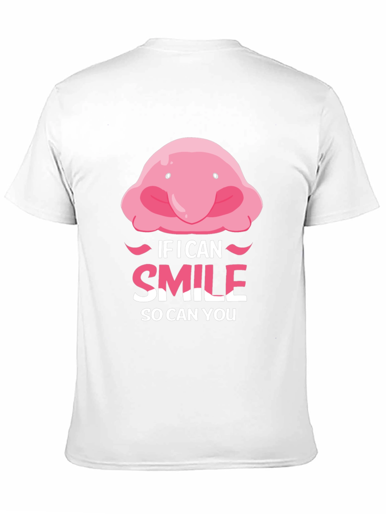 Funny Blobfish Smile T-Shirt - Motivational Tee