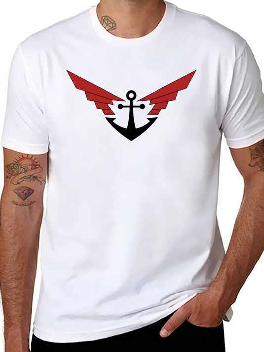 Anchor Wings Graphic Tee - Black