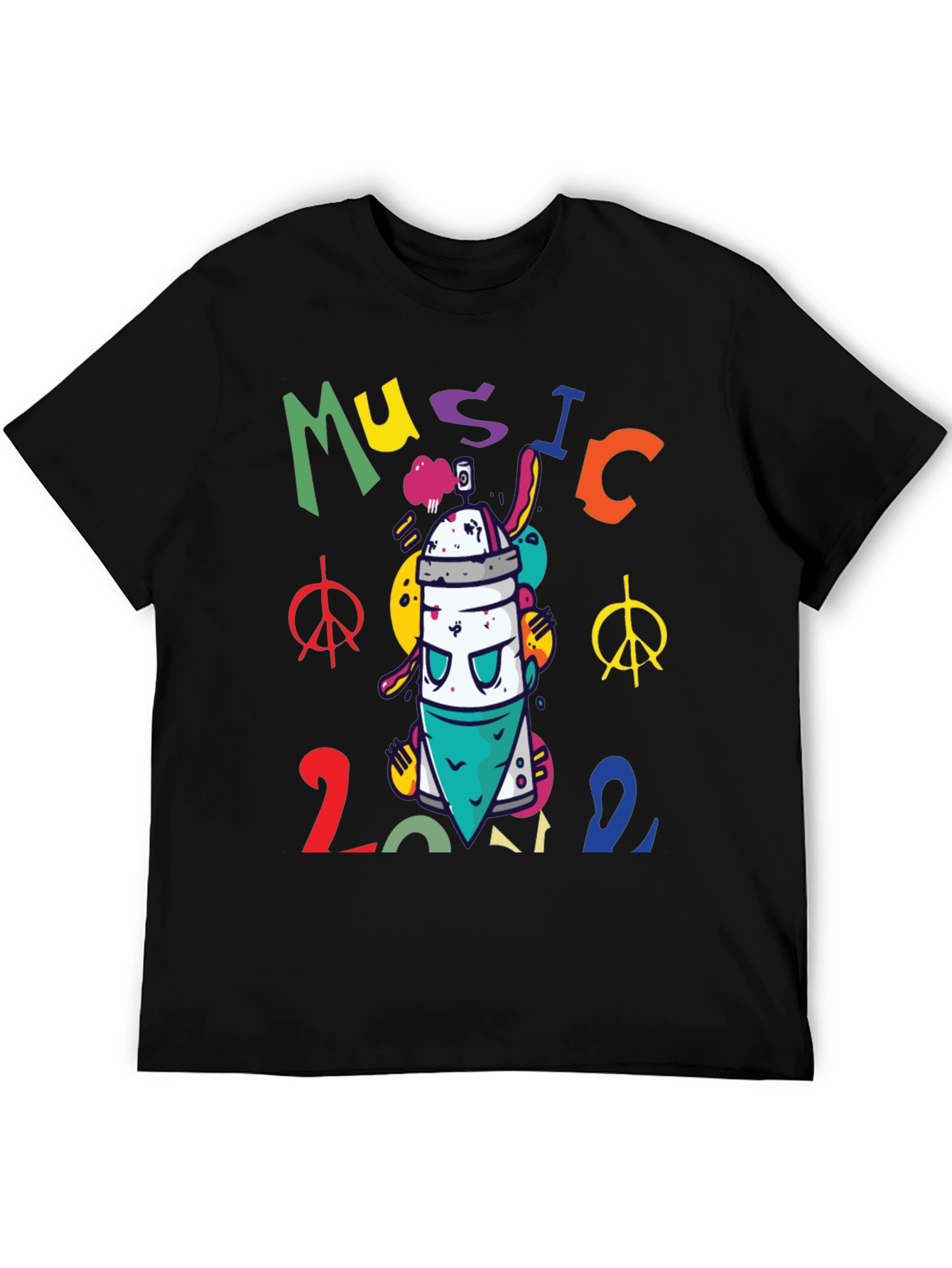 Music 2022 Graffiti Style Graphic Tee