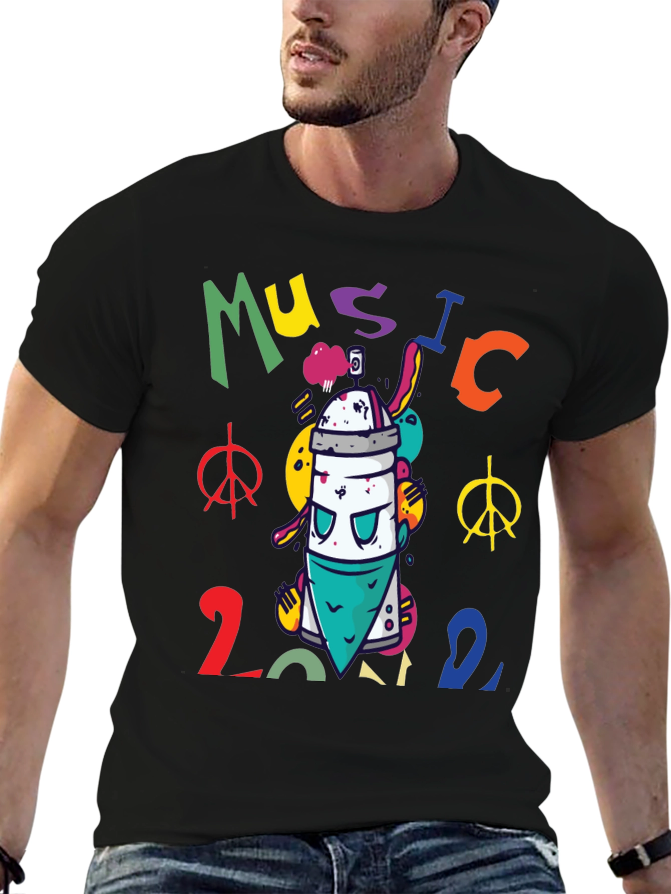Music 2022 Graffiti Style Graphic Tee