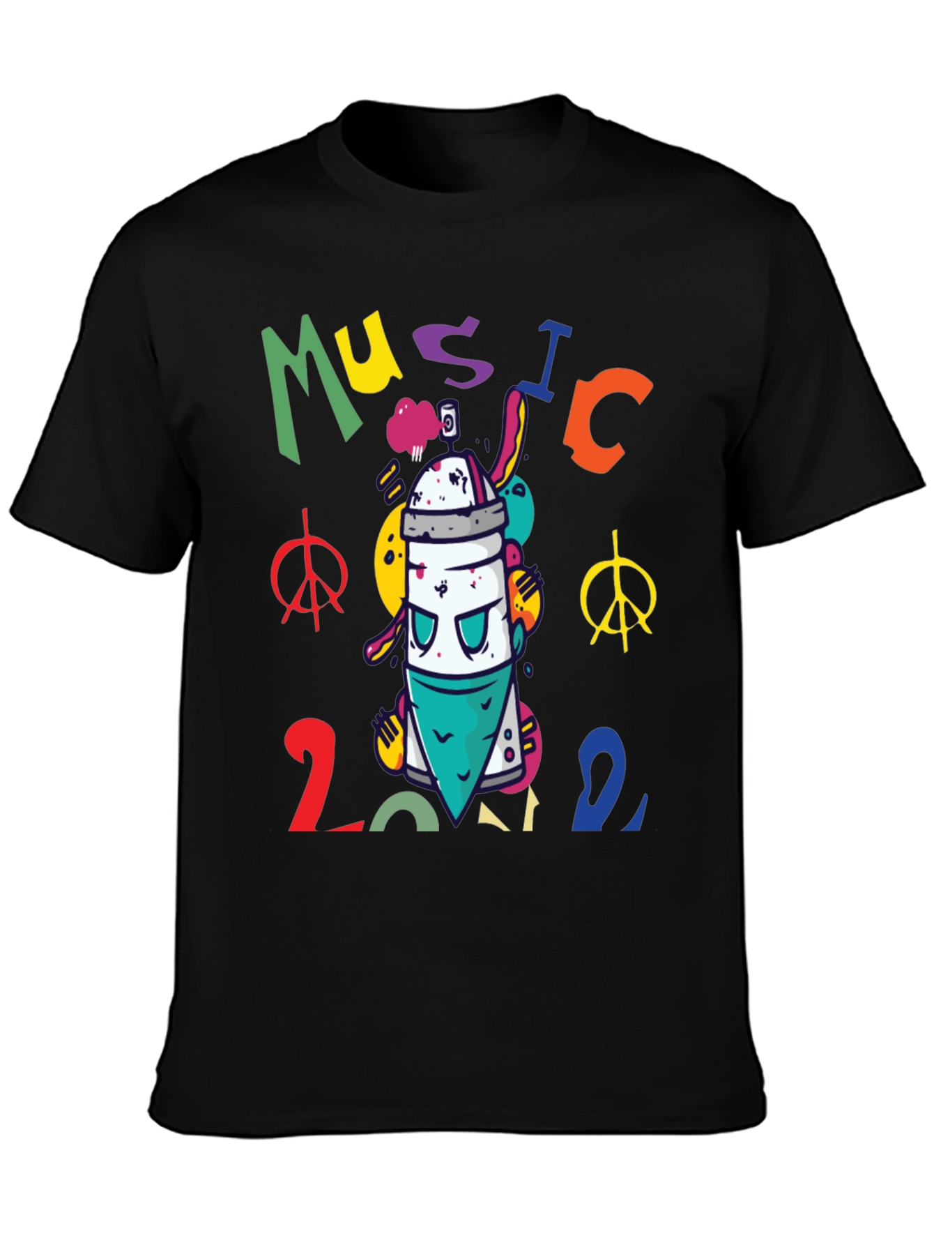 Music 2022 Graffiti Style Graphic Tee