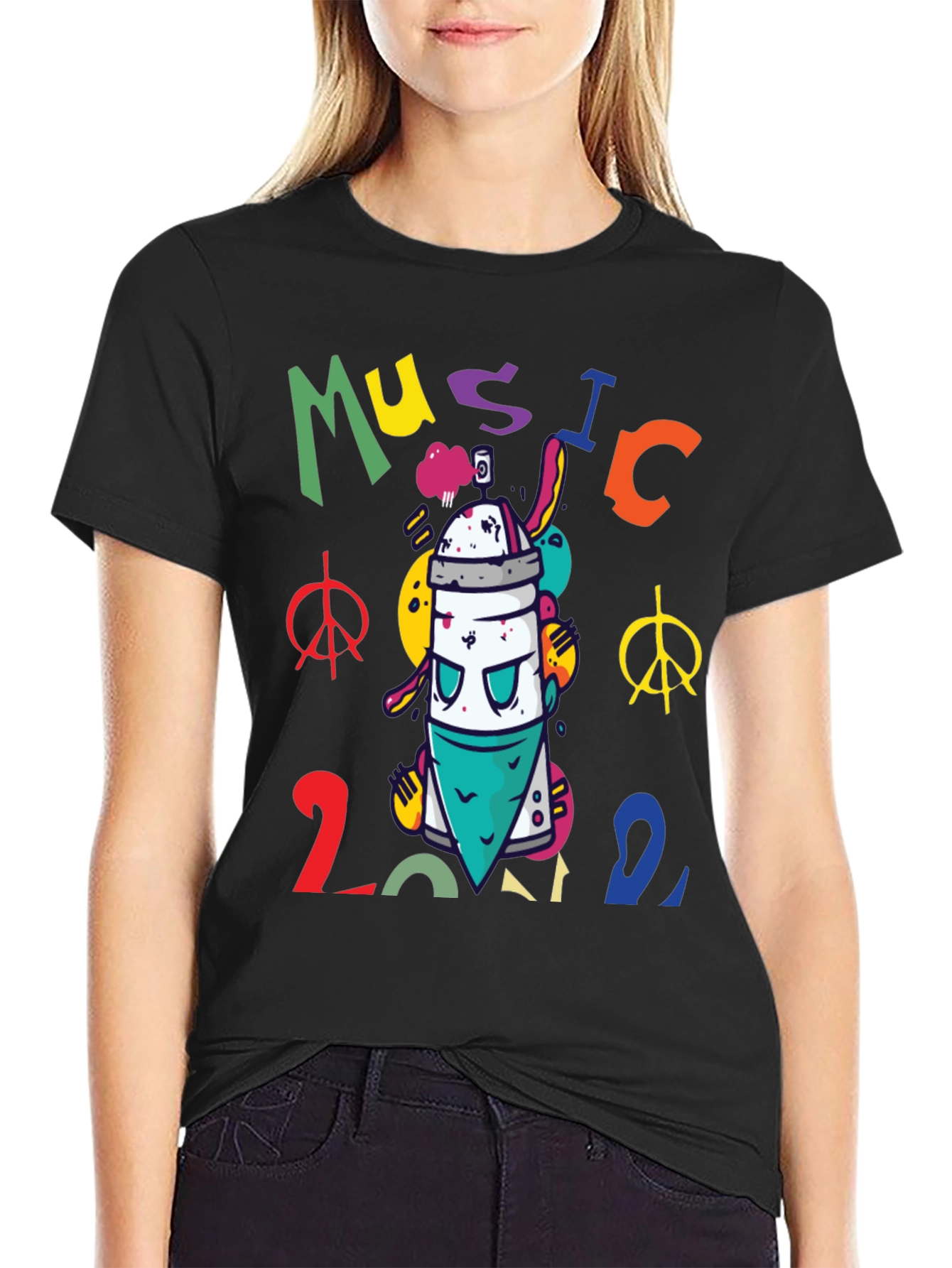 Music 2022 Graffiti Style Graphic Tee