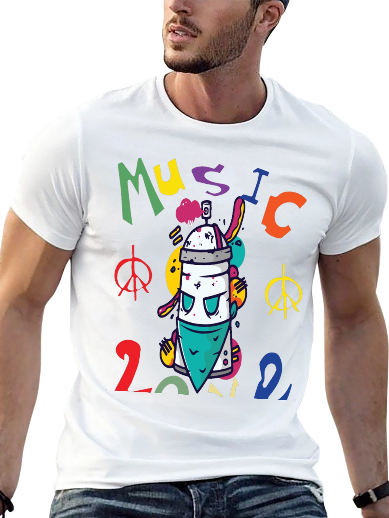 Music 2022 Graffiti Style Graphic Tee