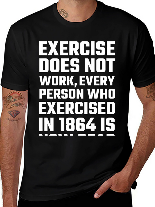 Funny Exercise Dead T-Shirt