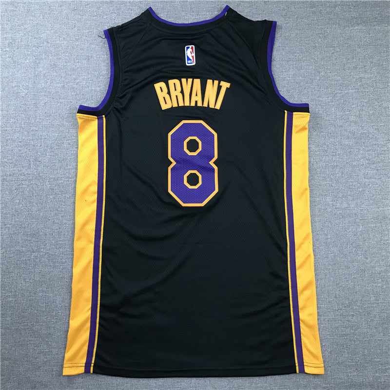 Men's Los Angeles Lakers Kobe Bryant Black #8 Swingman Player Jerseys