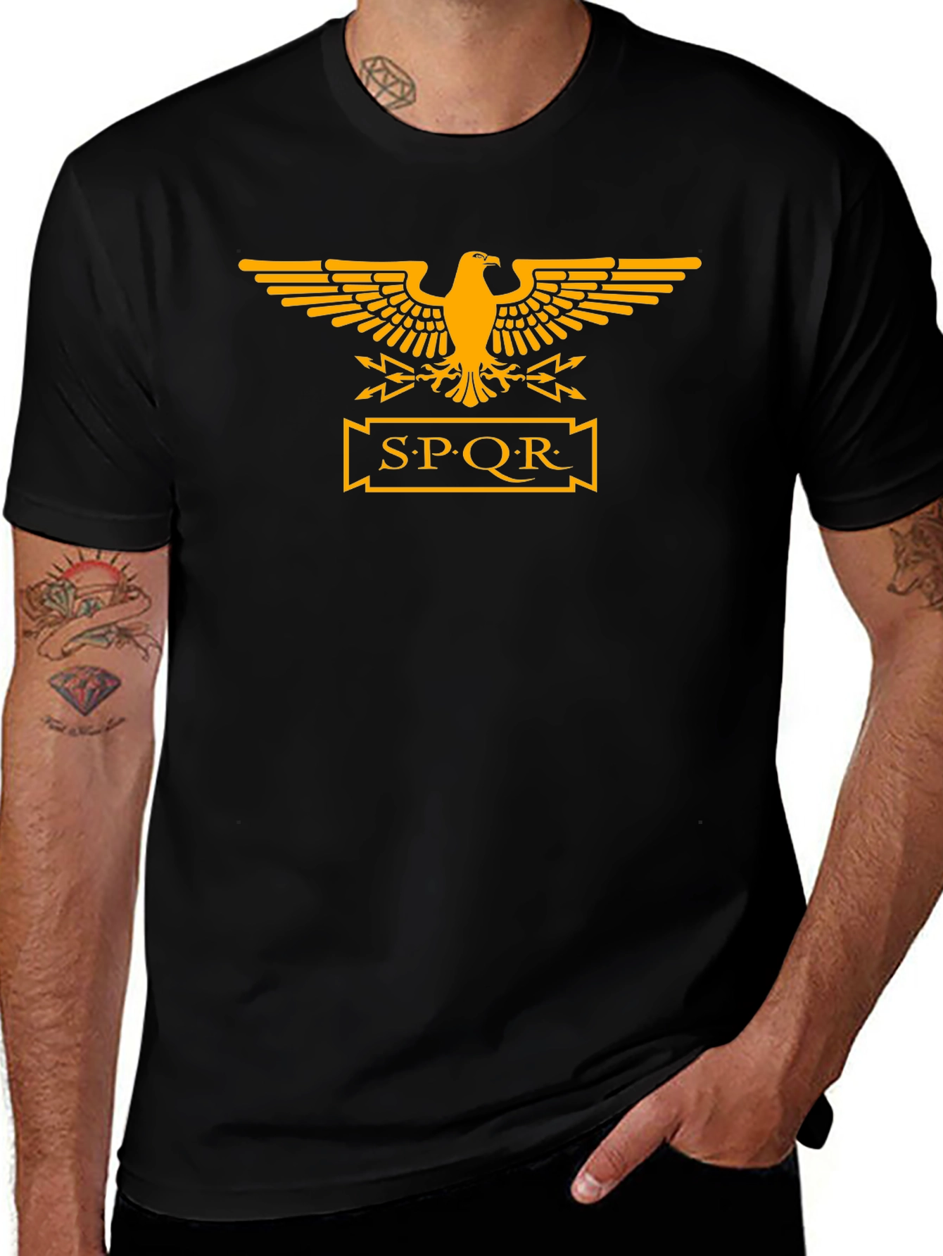 Roman Eagle SPQR T-Shirt